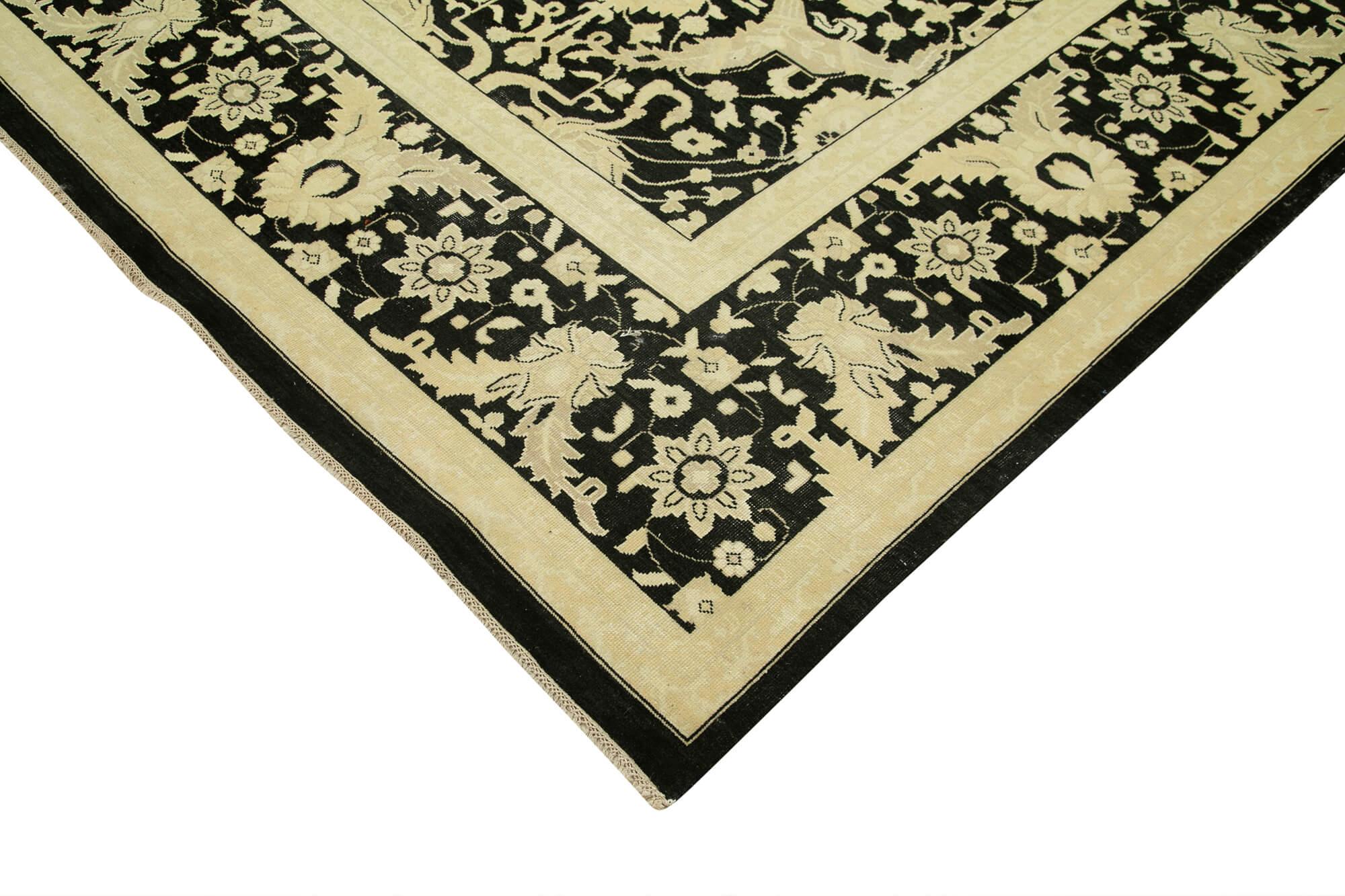 9 x 13 Beige Oushak Rug - 4063