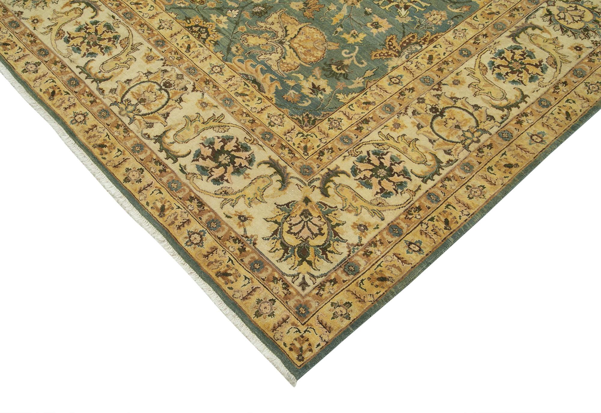 9 x 12 Yellow Oushak Rug - 4067