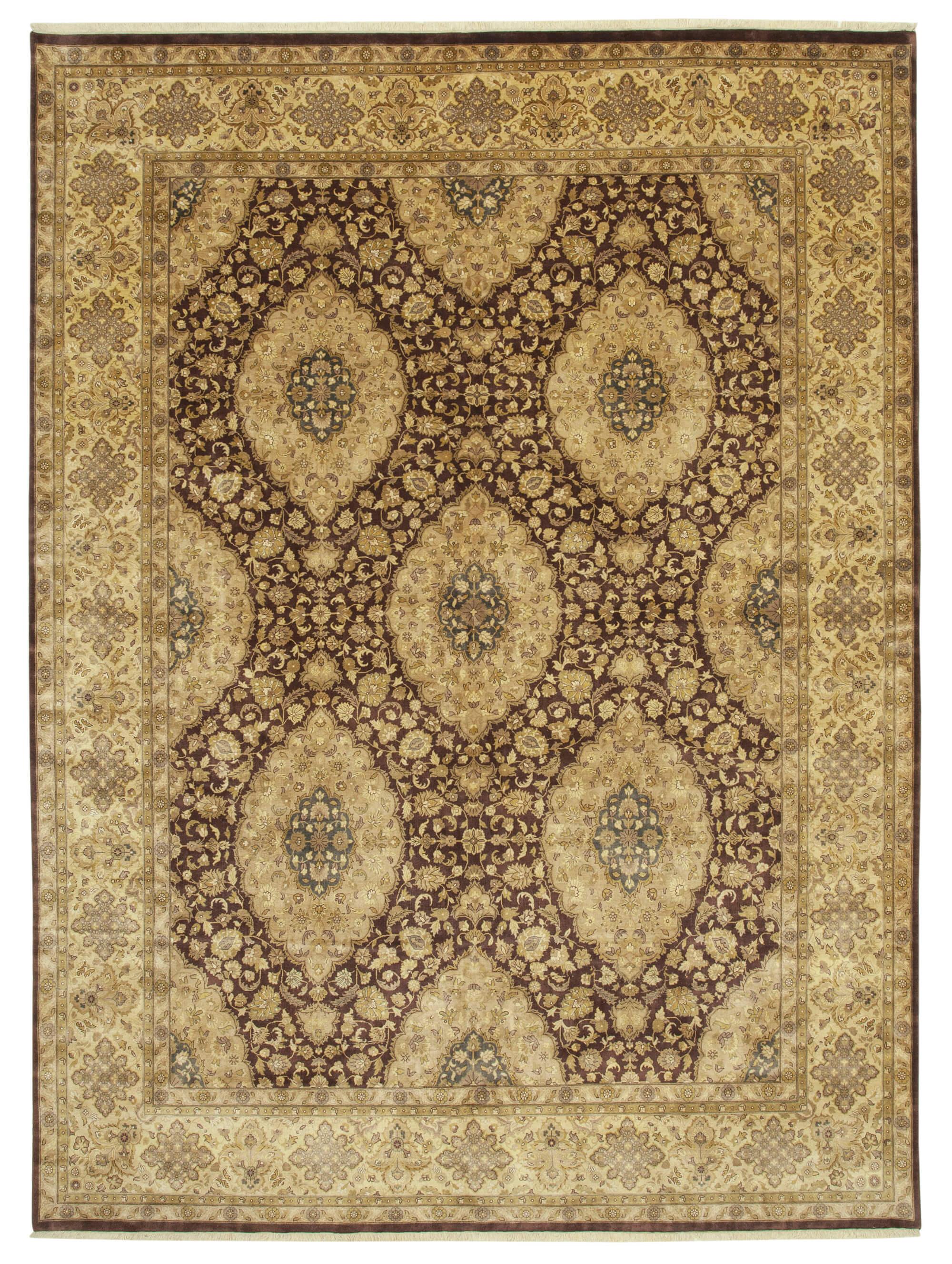 9 x 12 Yellow Oushak Rug - 4068