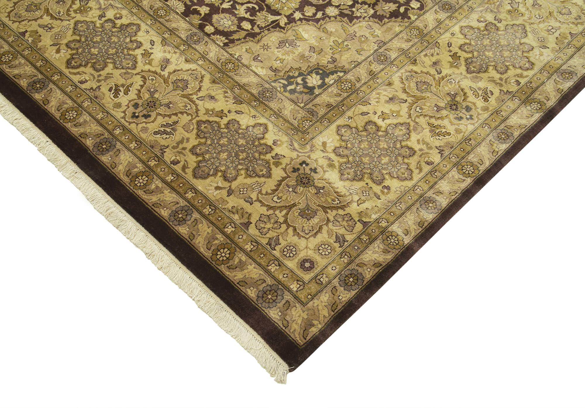 9 x 12 Yellow Oushak Rug - 4068