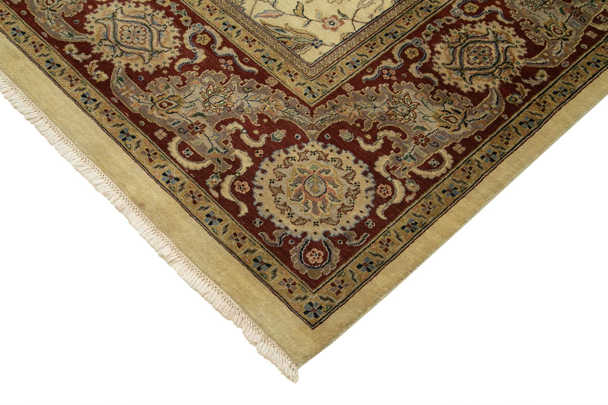 9 x 12 Beige Oushak Rug - 4071