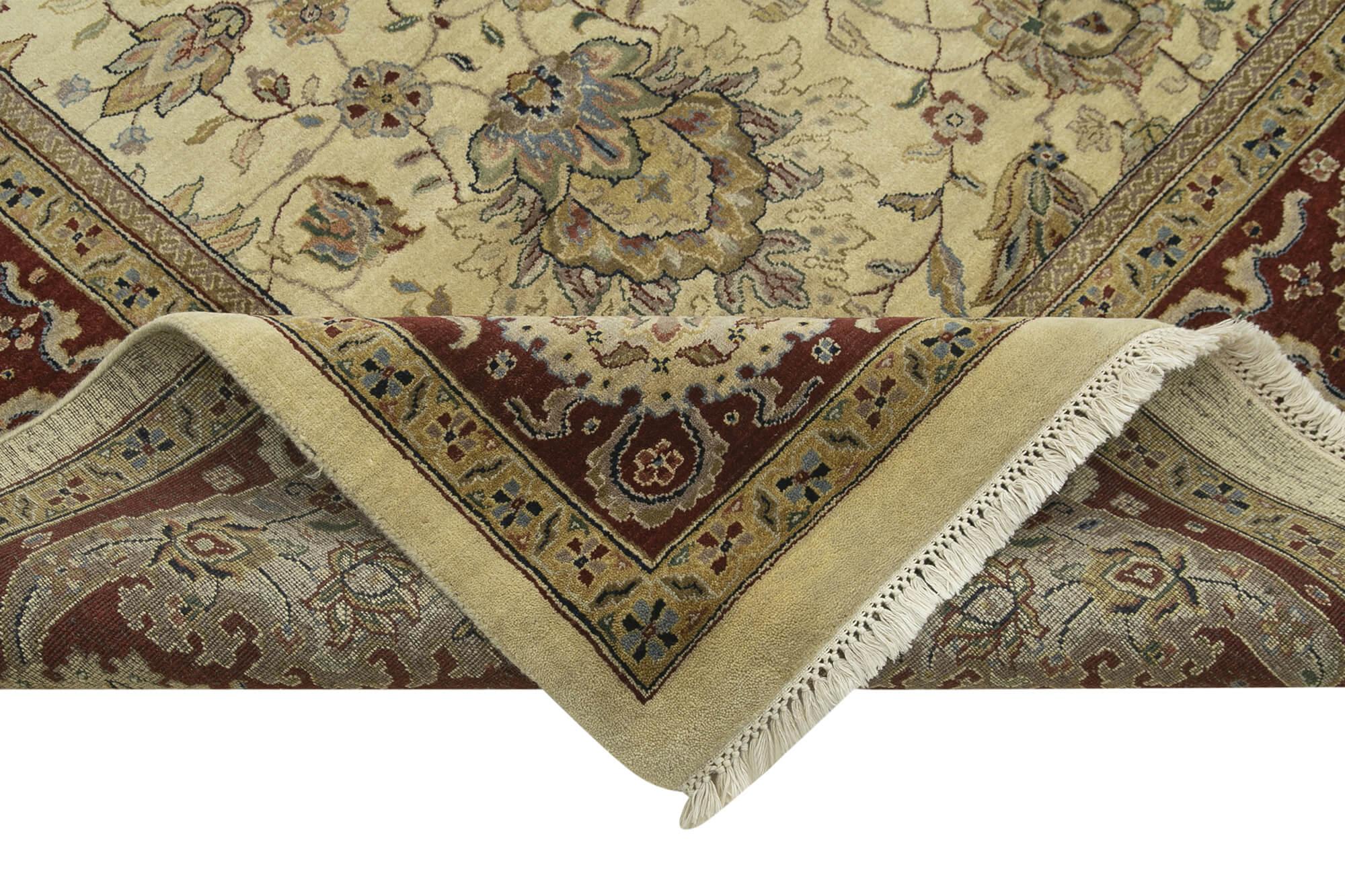 9 x 12 Beige Oushak Rug - 4071