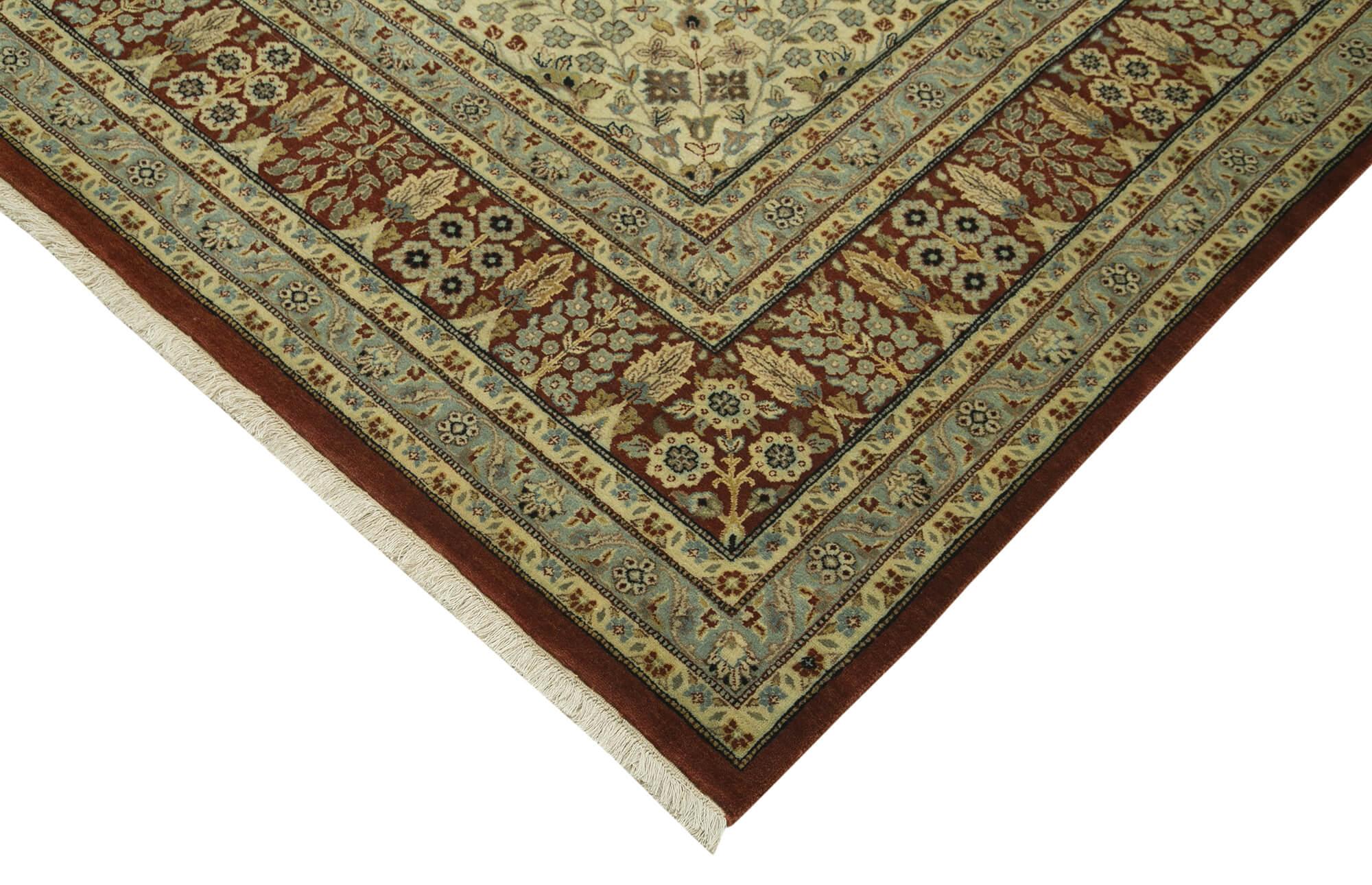 10 x 13 Beige Oushak Rug - 4072