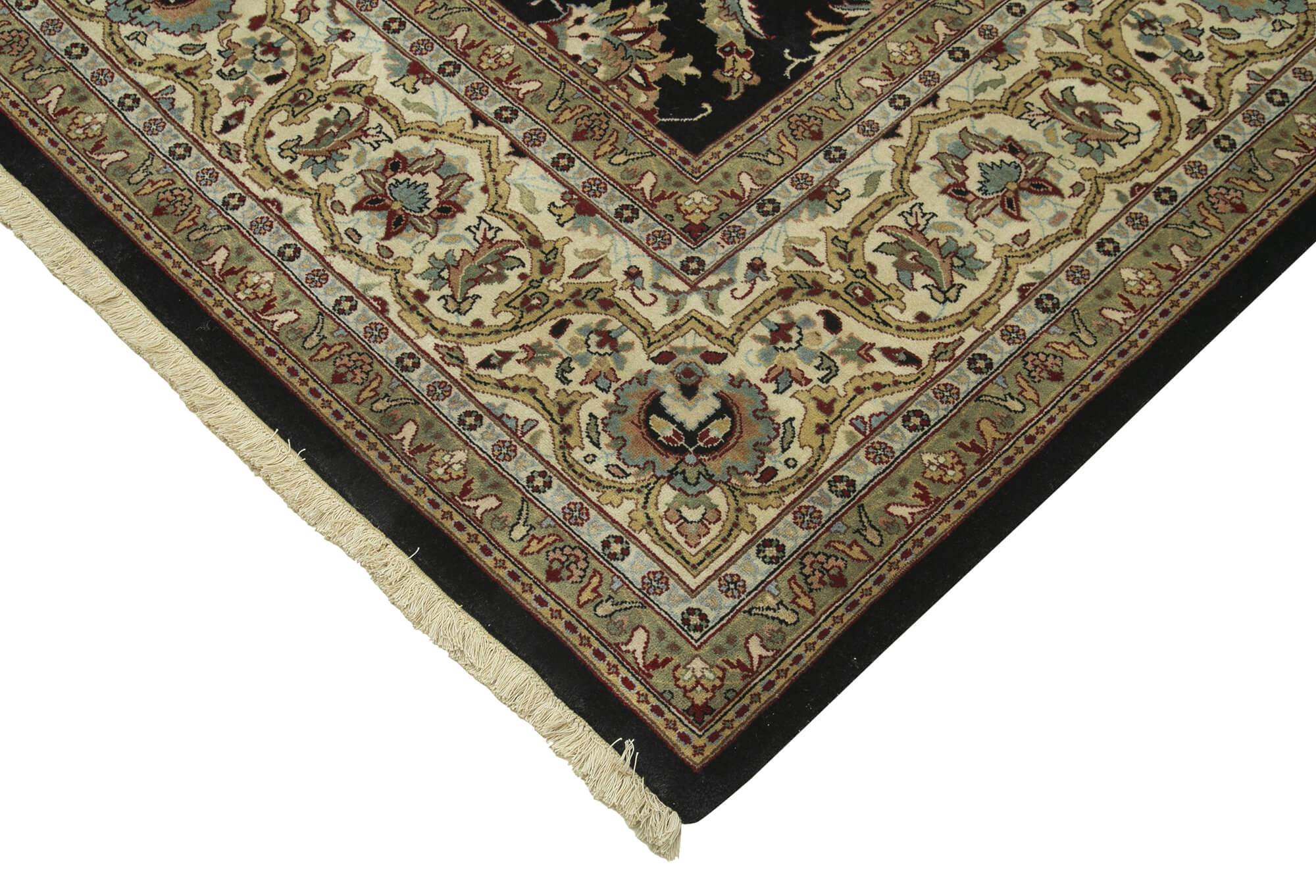 9 x 12 Black Oushak Rug - 4073