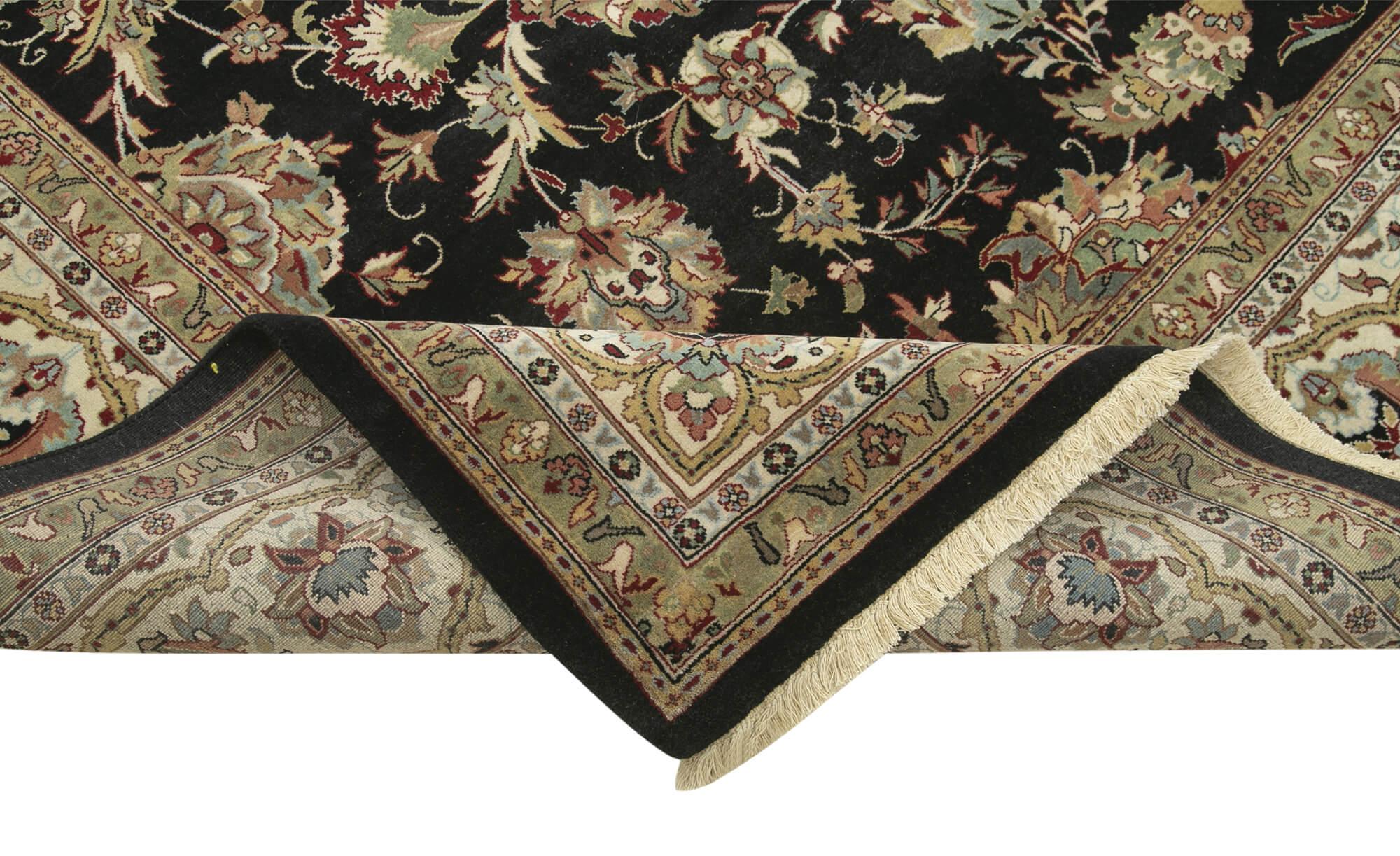 9 x 12 Black Oushak Rug - 4073