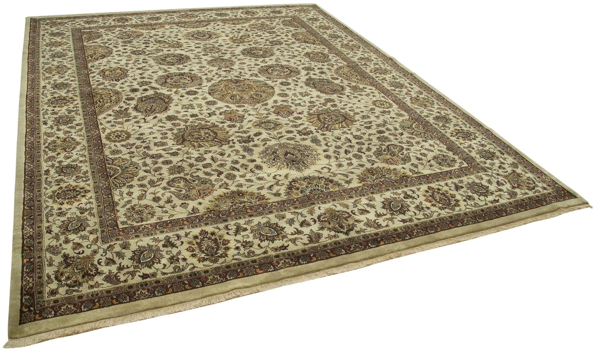 9 x 12 Beige Oushak Rug - 4074