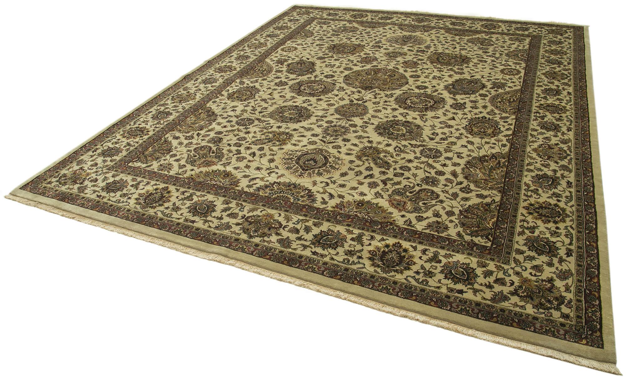 9 x 12 Beige Oushak Rug - 4074