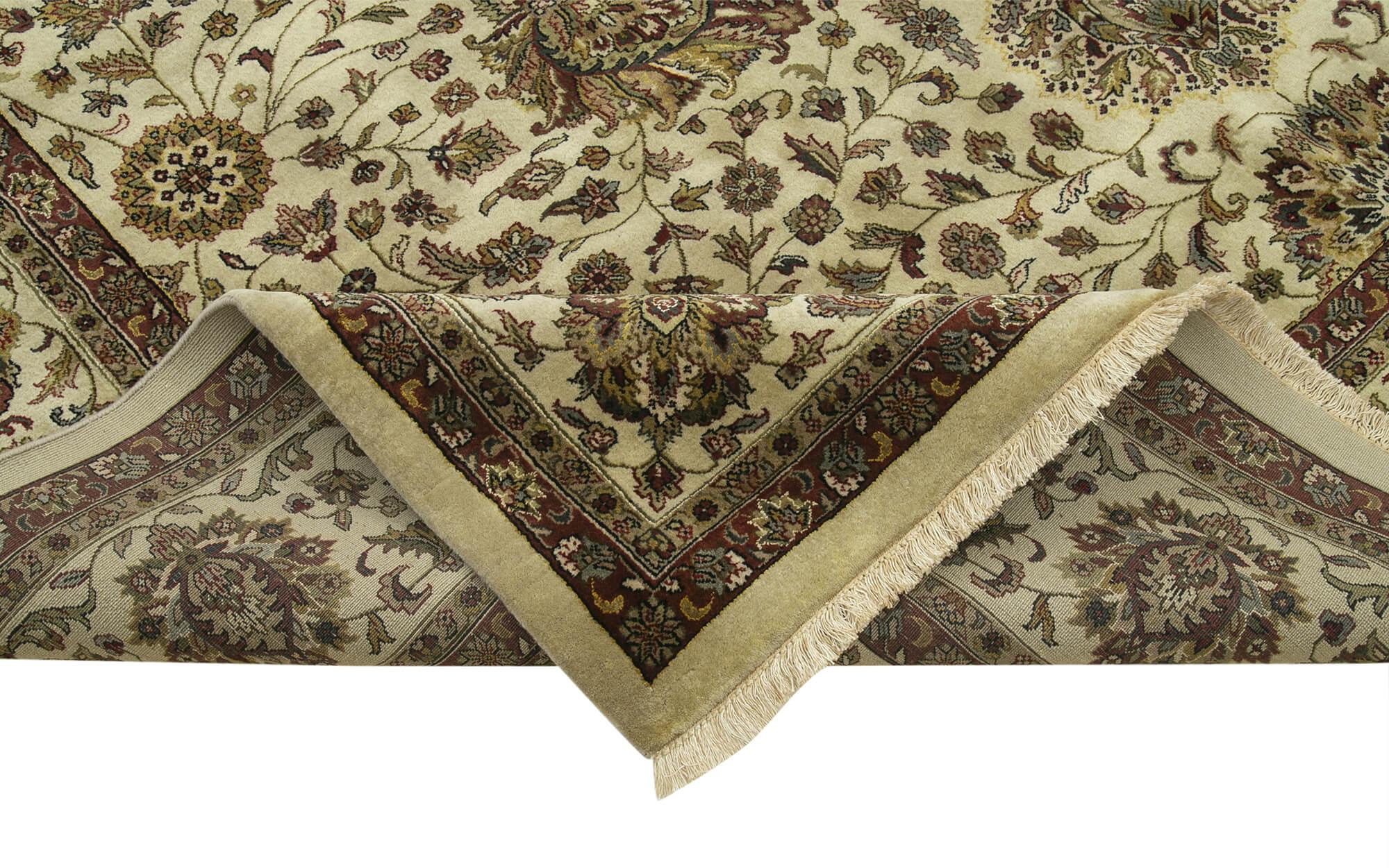 9 x 12 Beige Oushak Rug - 4074