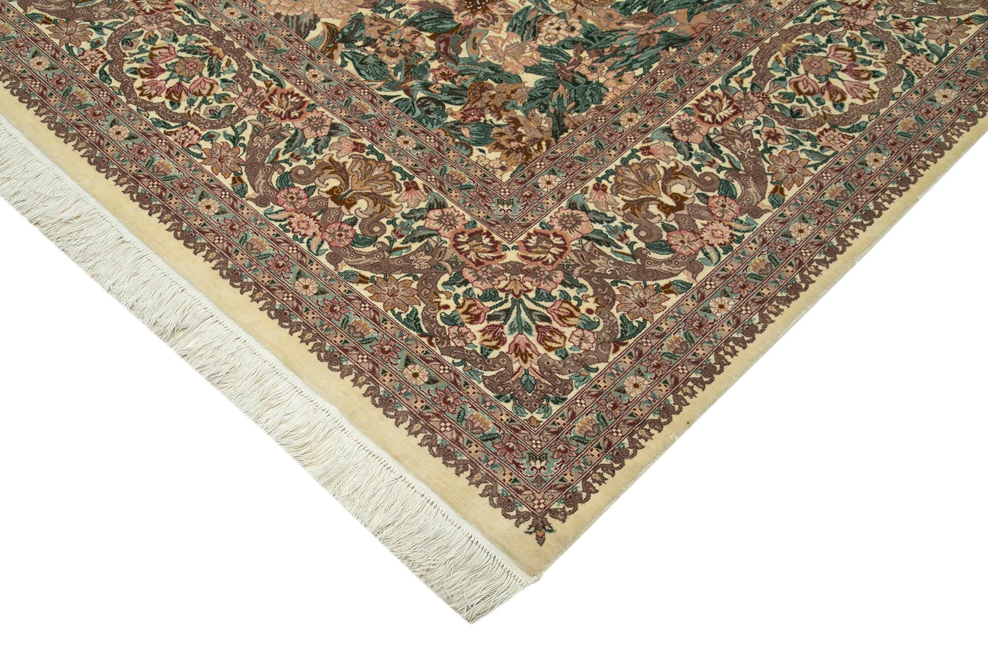 9 x 12 Beige Oushak Rug - 4076