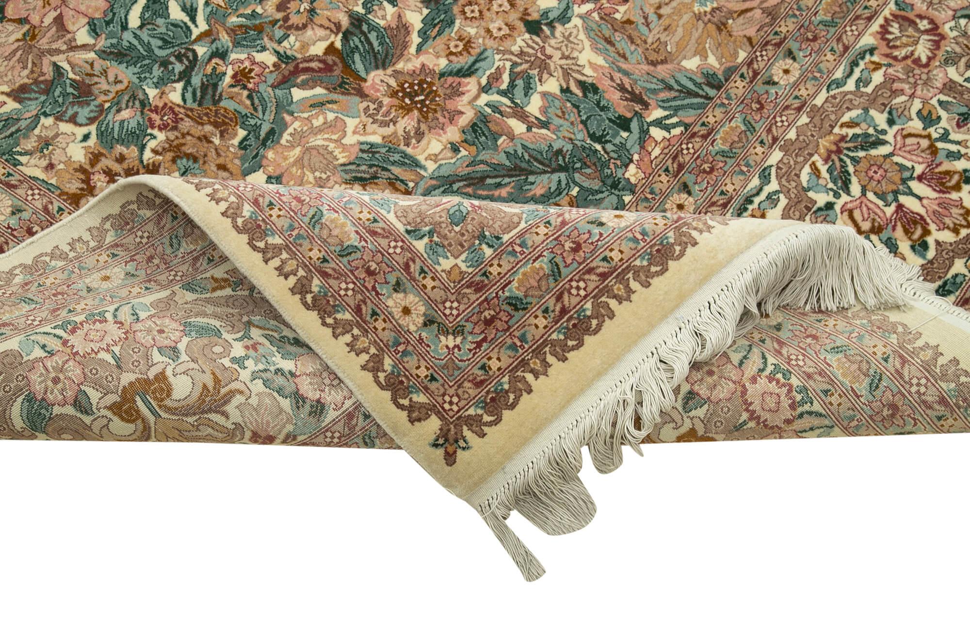 9 x 12 Beige Oushak Rug - 4076