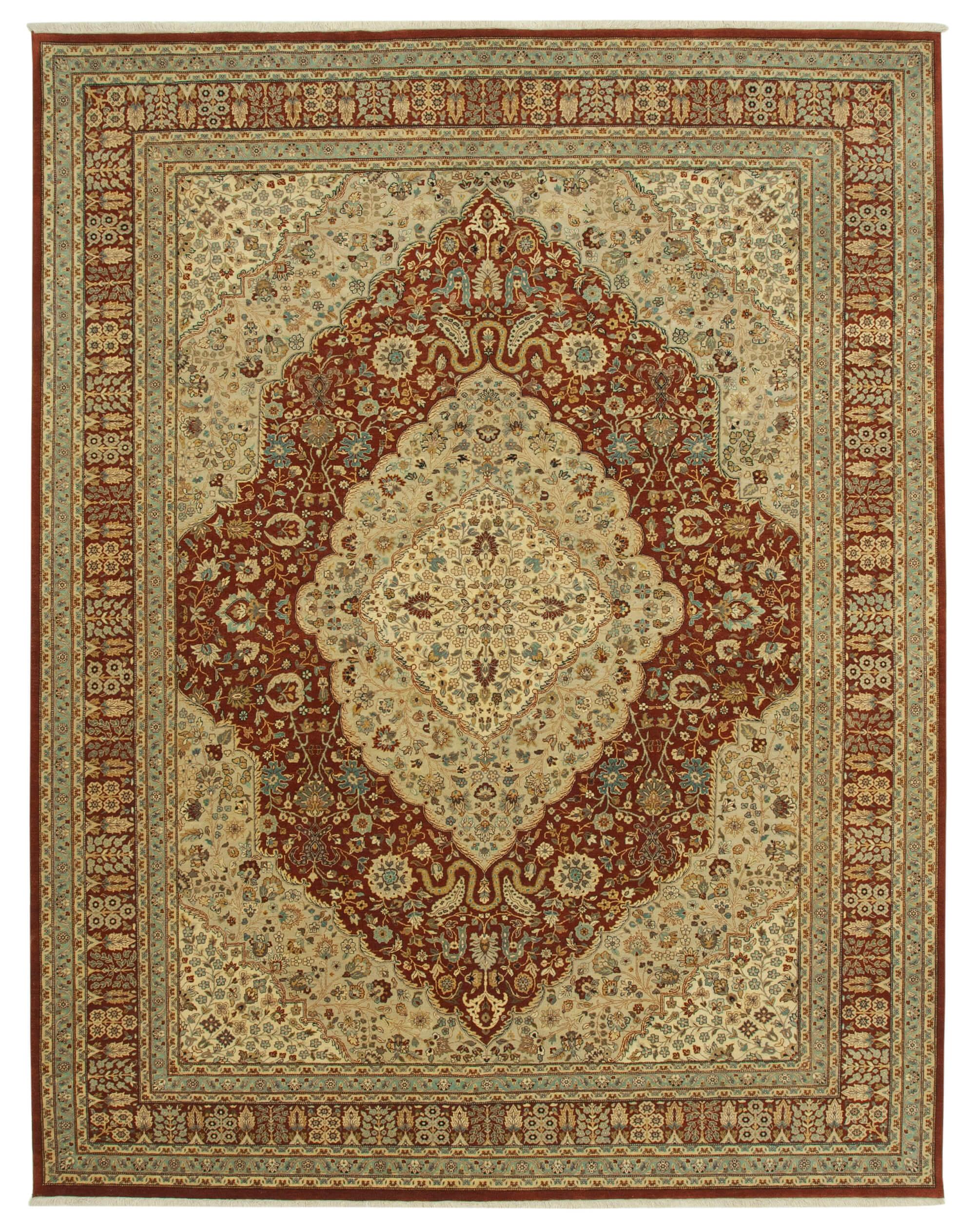 9 x 12 Yellow Oushak Rug - 4085