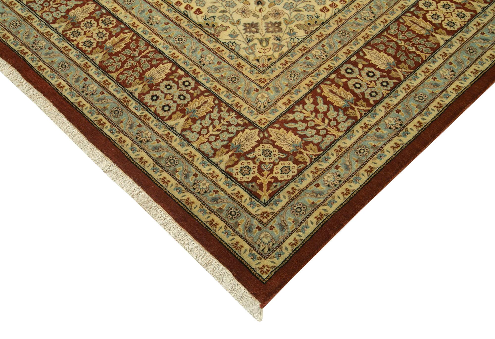 9 x 12 Yellow Oushak Rug - 4085