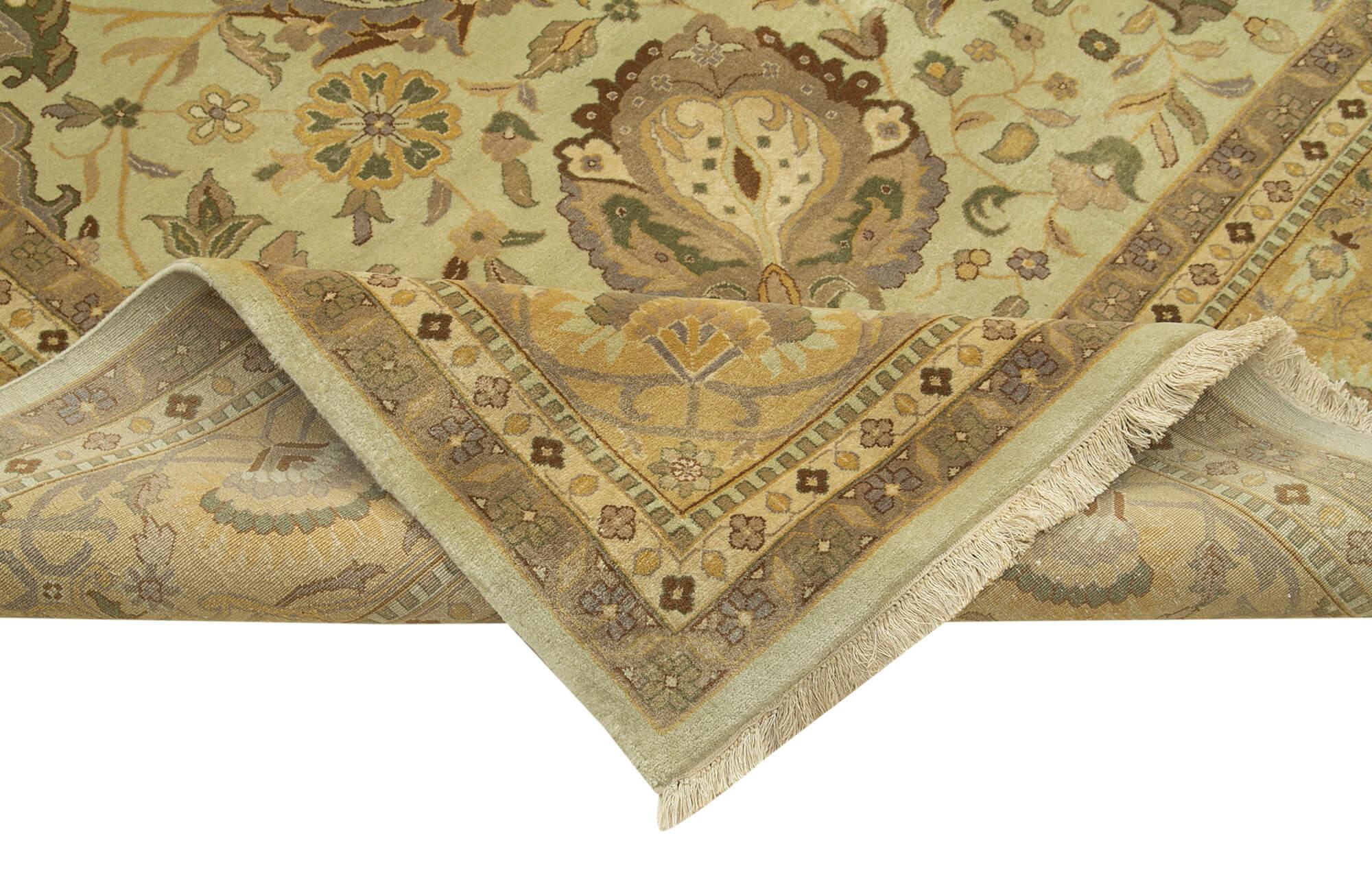 9 x 12 Beige Oushak Rug - 4087