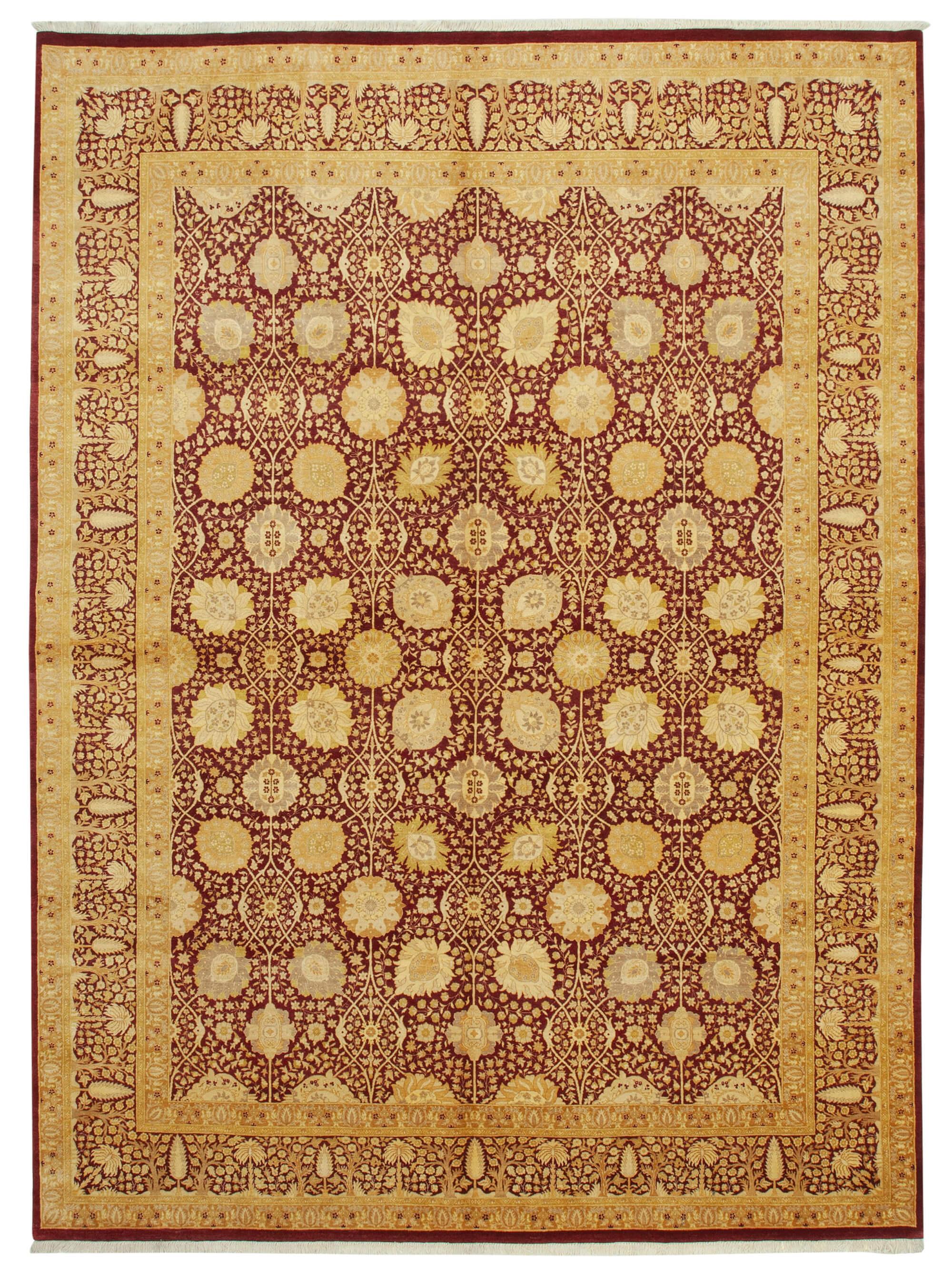 9 x 12 Yellow Oushak Rug - 4088