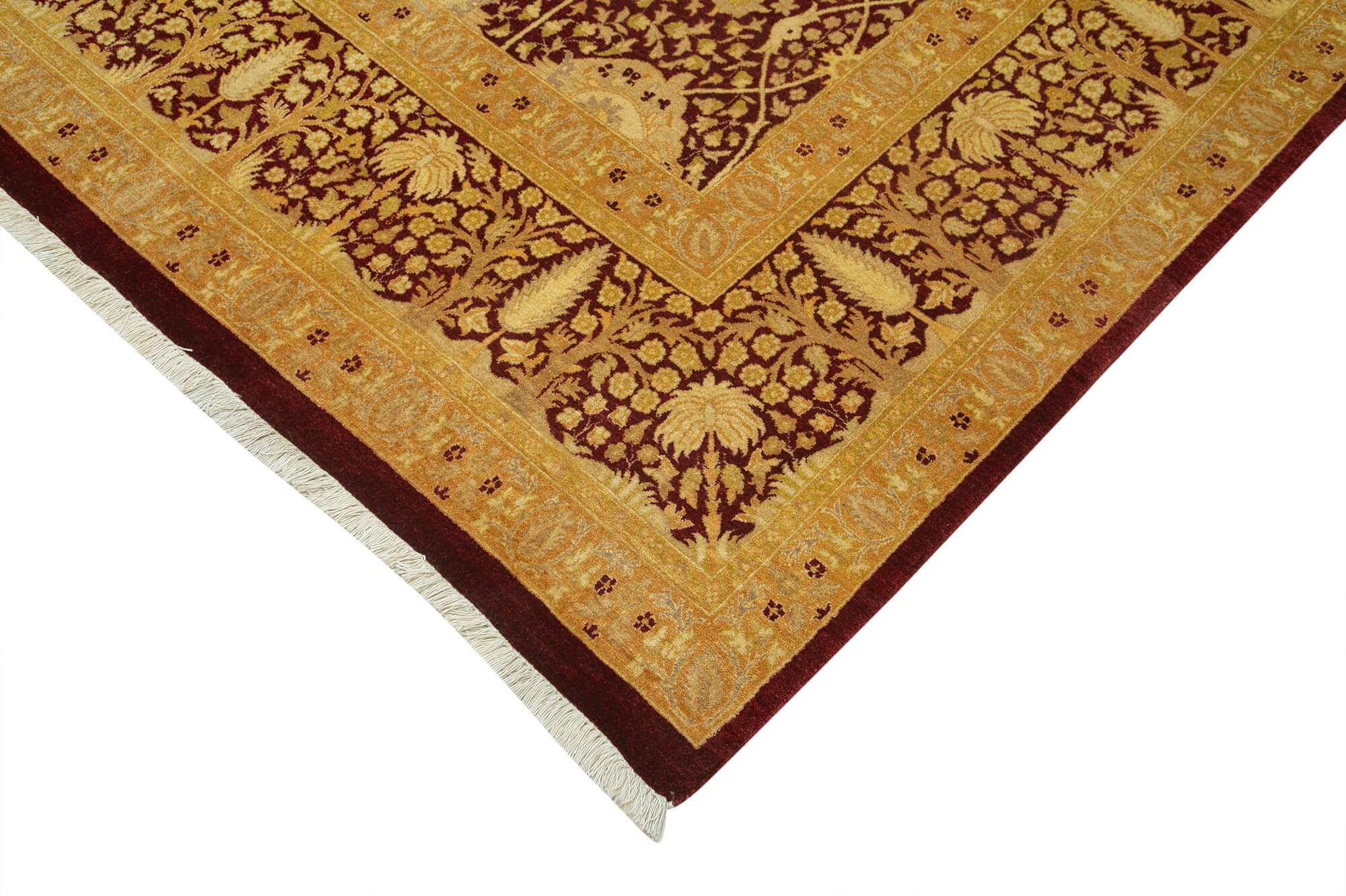 9 x 12 Yellow Oushak Rug - 4088