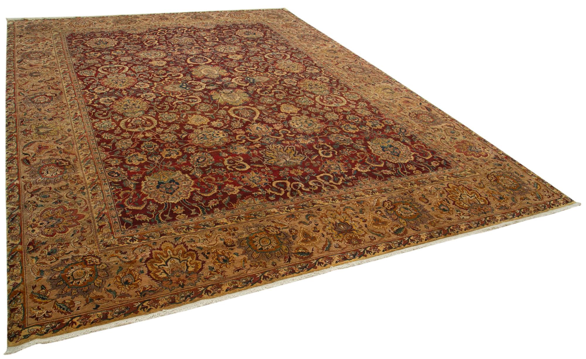 9 x 12 Red Oushak Rug - 4089