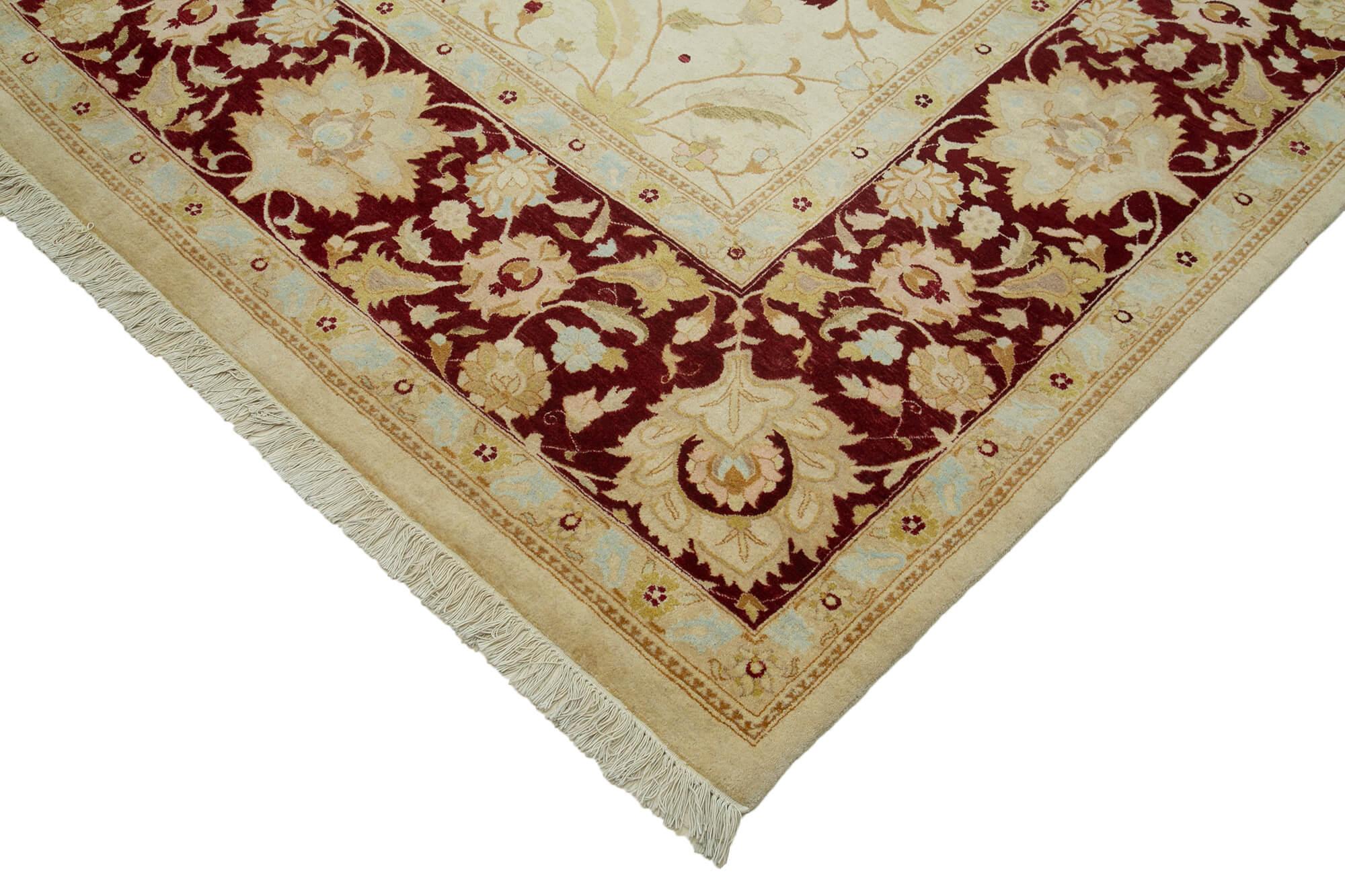 10 x 14 Beige Oushak Rug - 4092