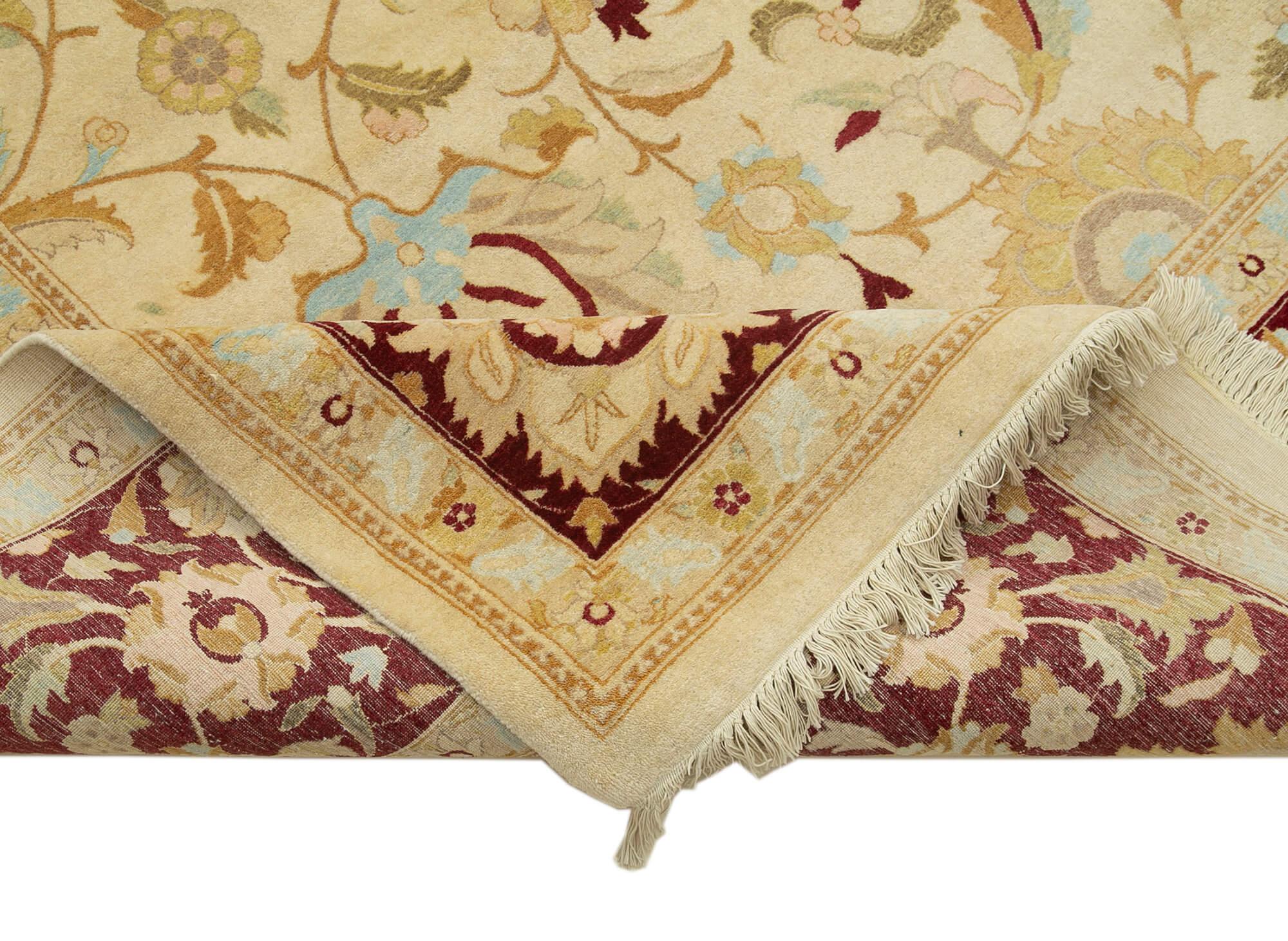 10 x 14 Beige Oushak Rug - 4092