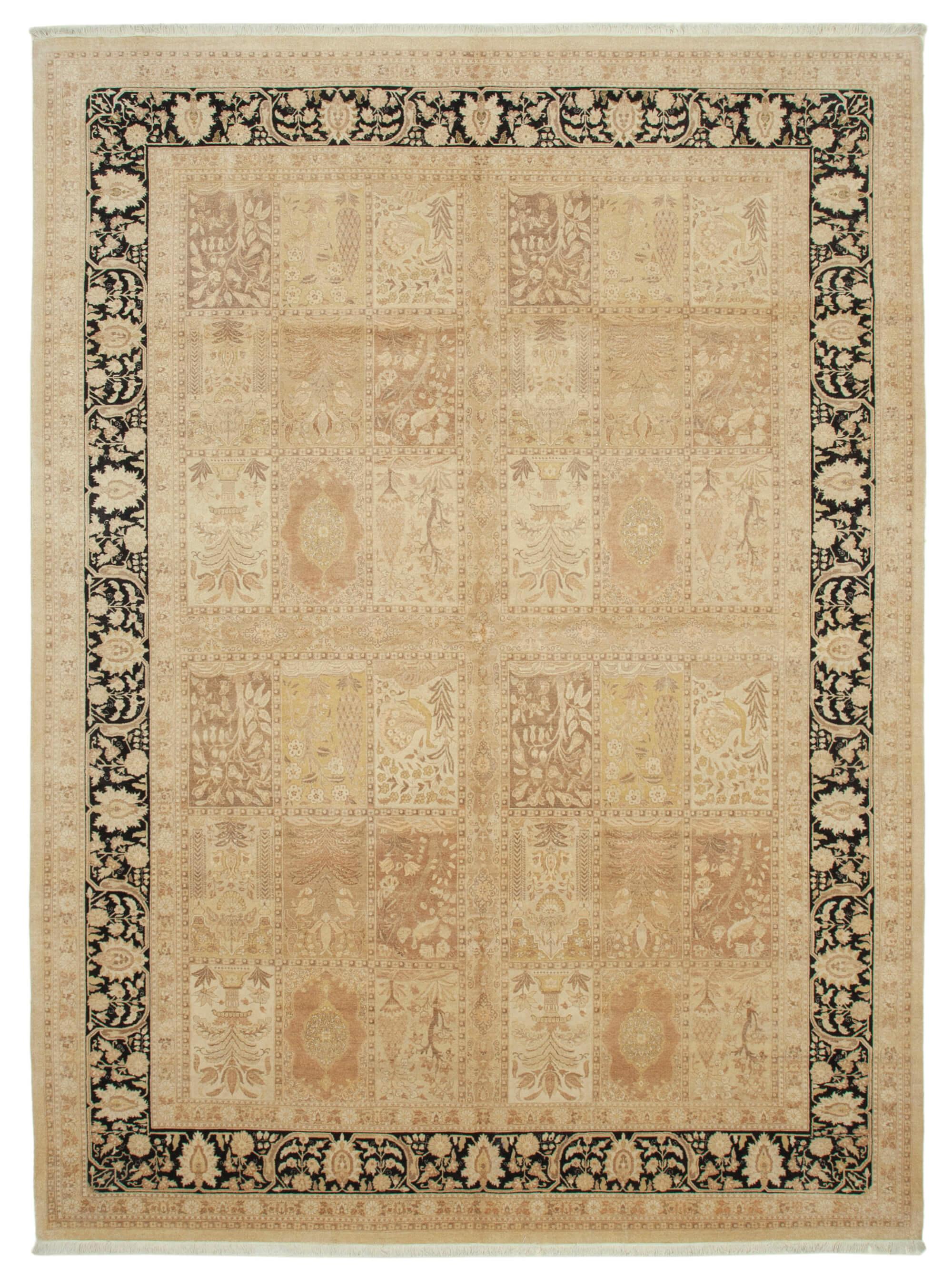 10 x 14 Beige Oushak Rug - 4093