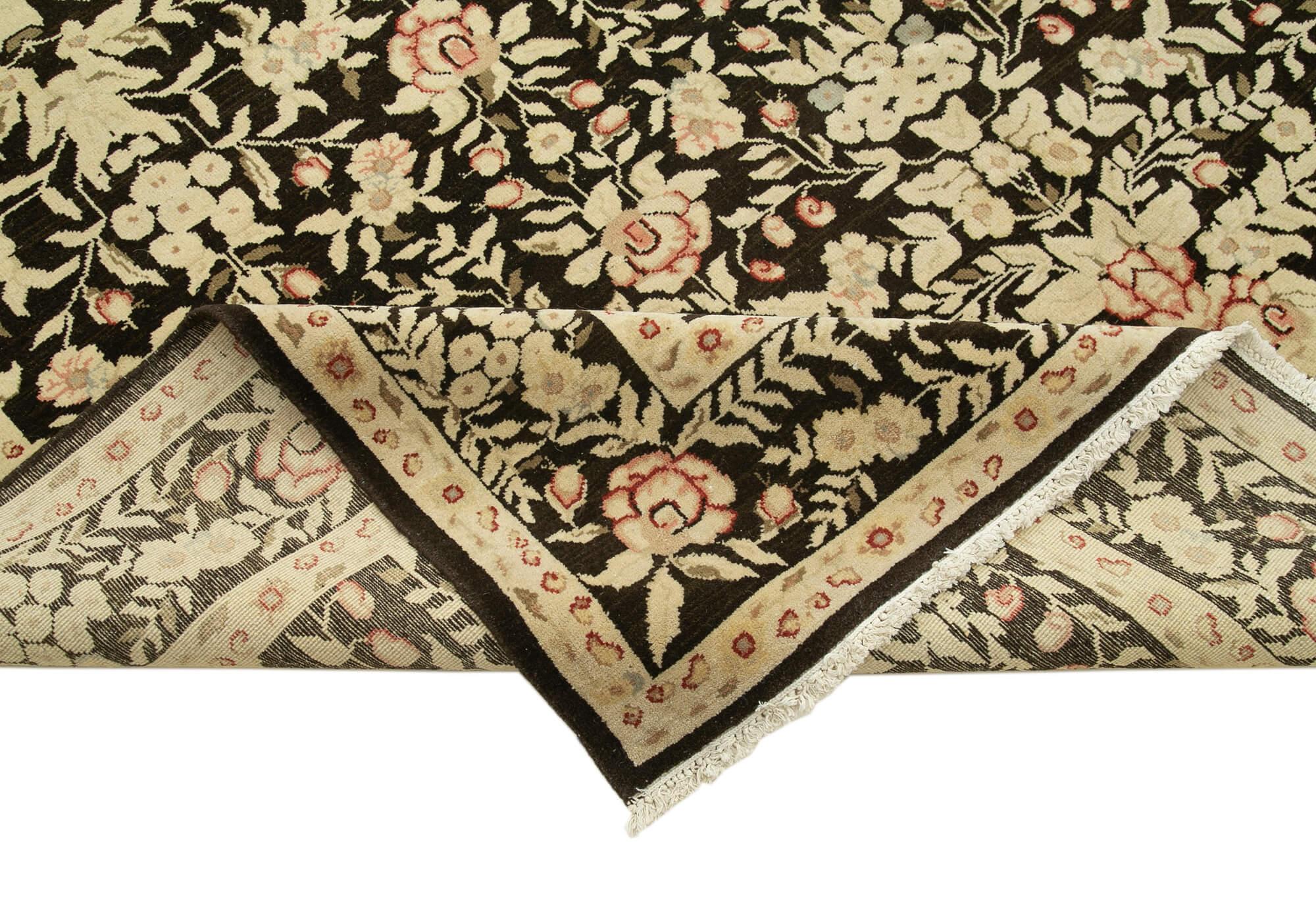 12 x 14 Beige Oushak Rug - 4094