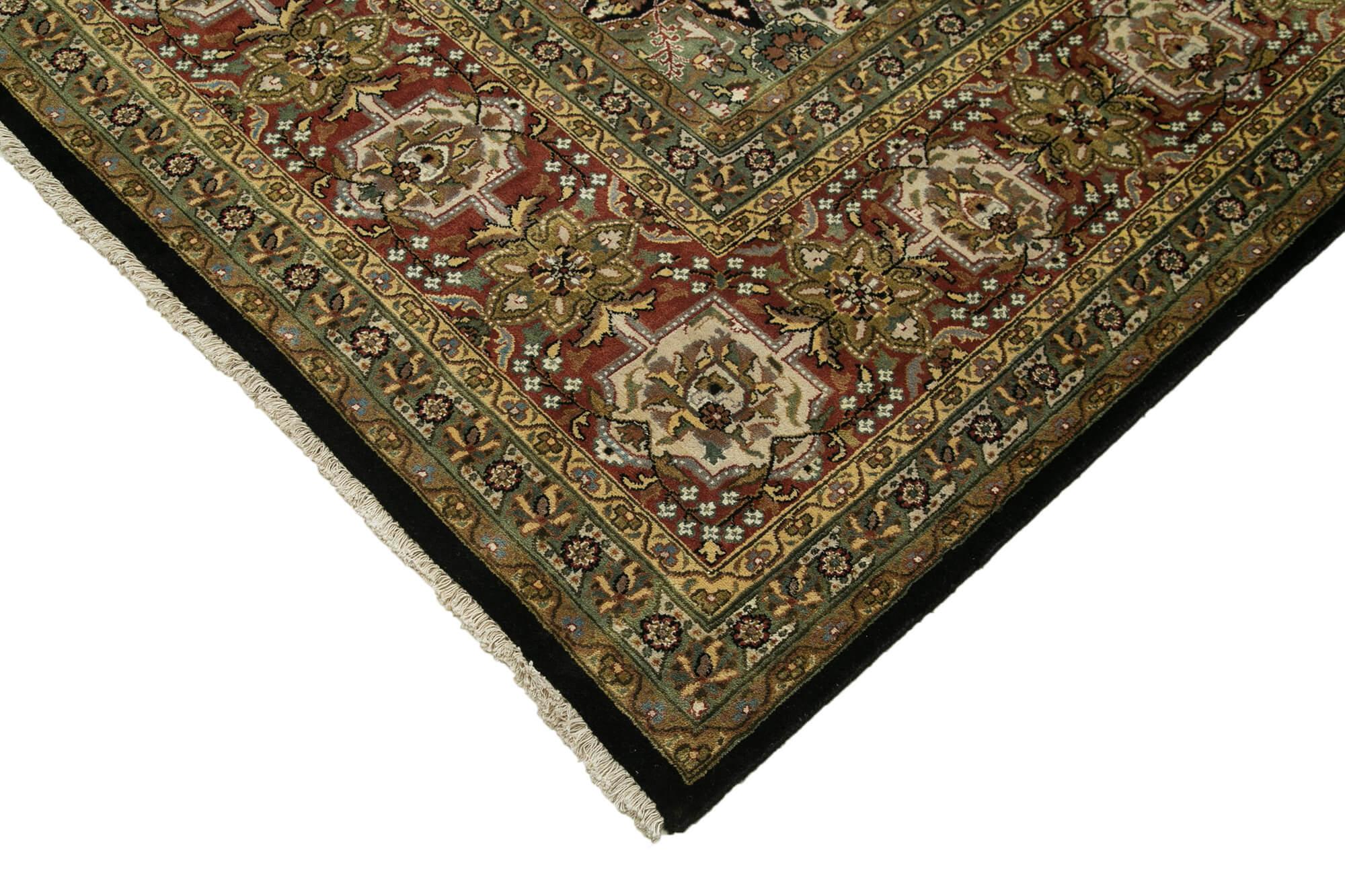 12 x 15 Green Oushak Rug - 4095