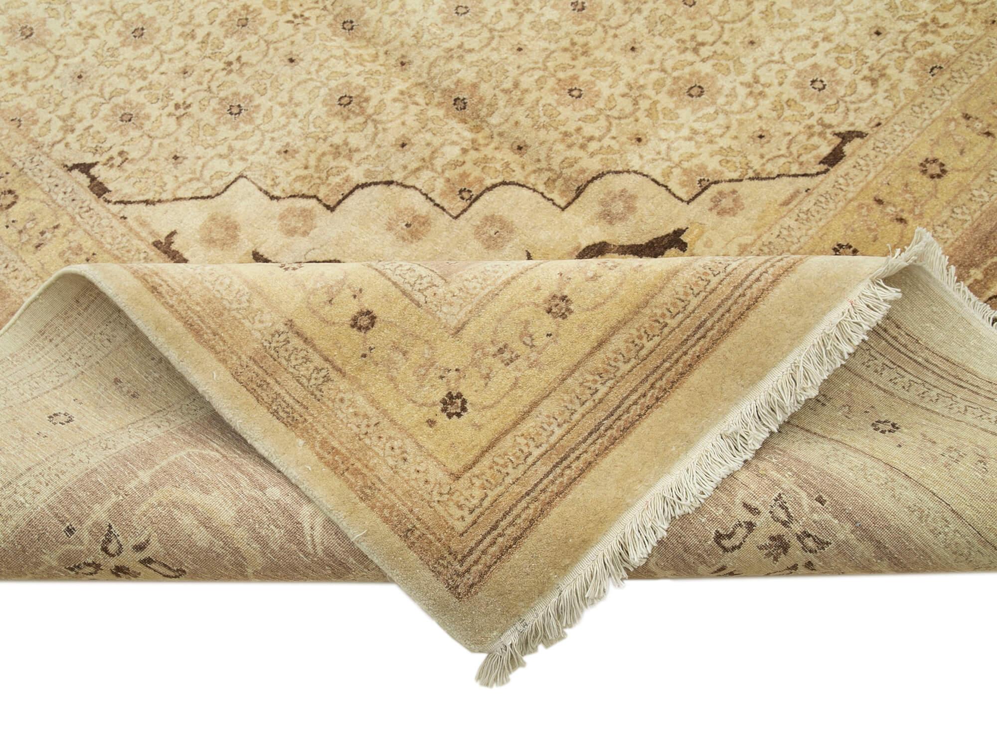 10 x 14 Beige Oushak Rug - 4098