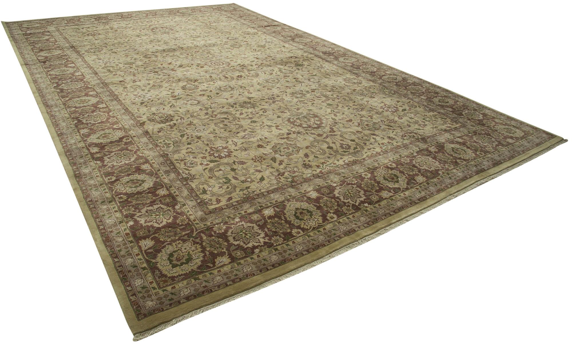 11 x 18 Yellow Oushak Rug - 4101