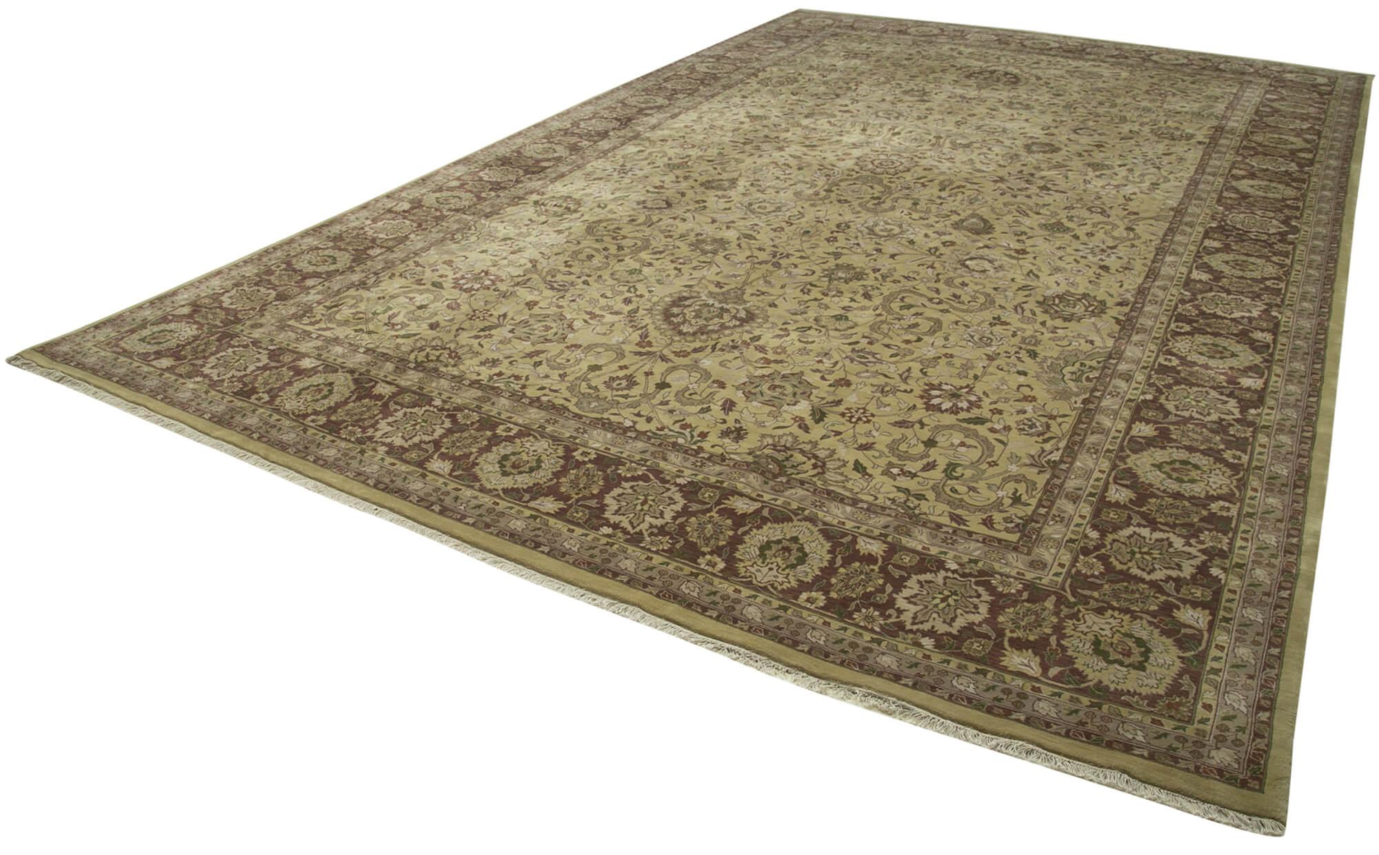 11 x 18 Yellow Oushak Rug - 4101