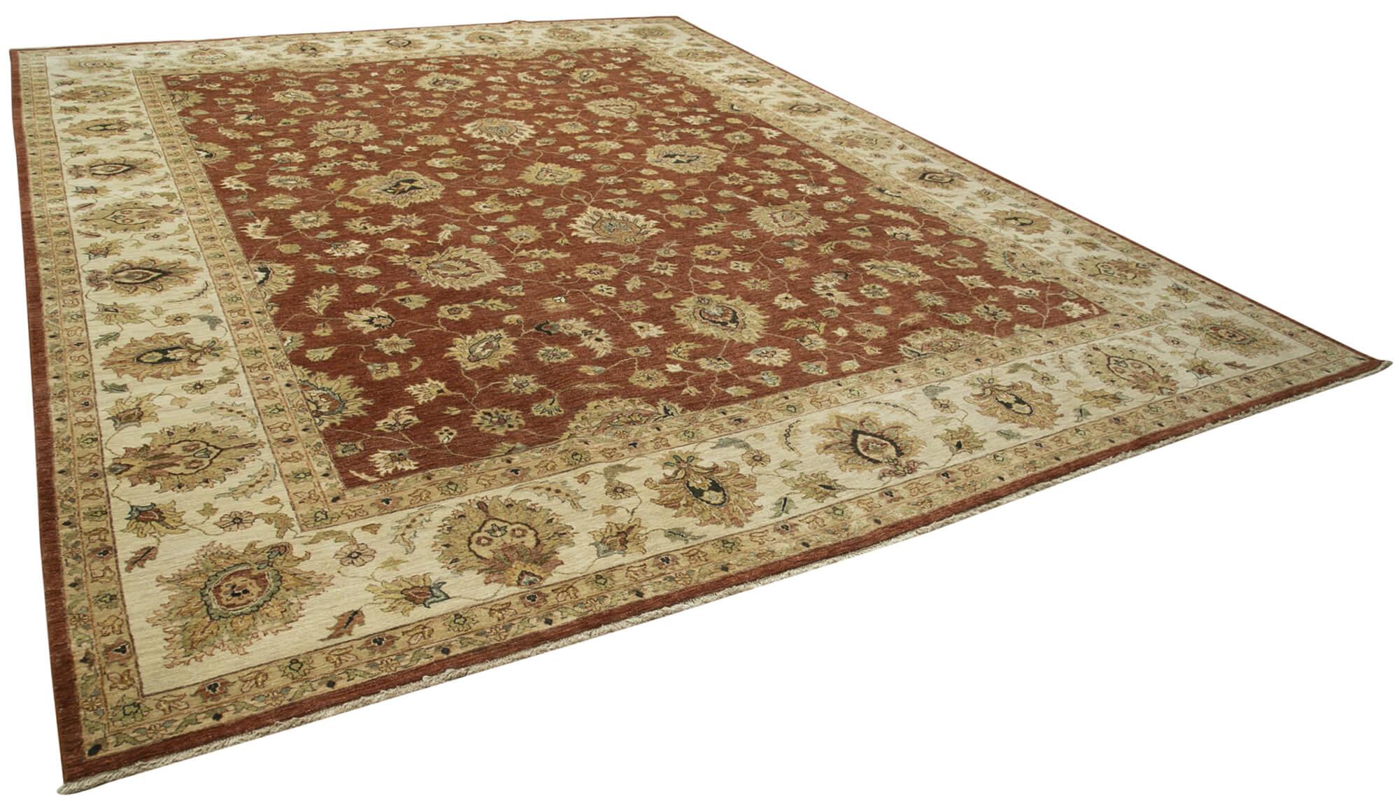 12 x 15 Beige Oushak Rug - 4103