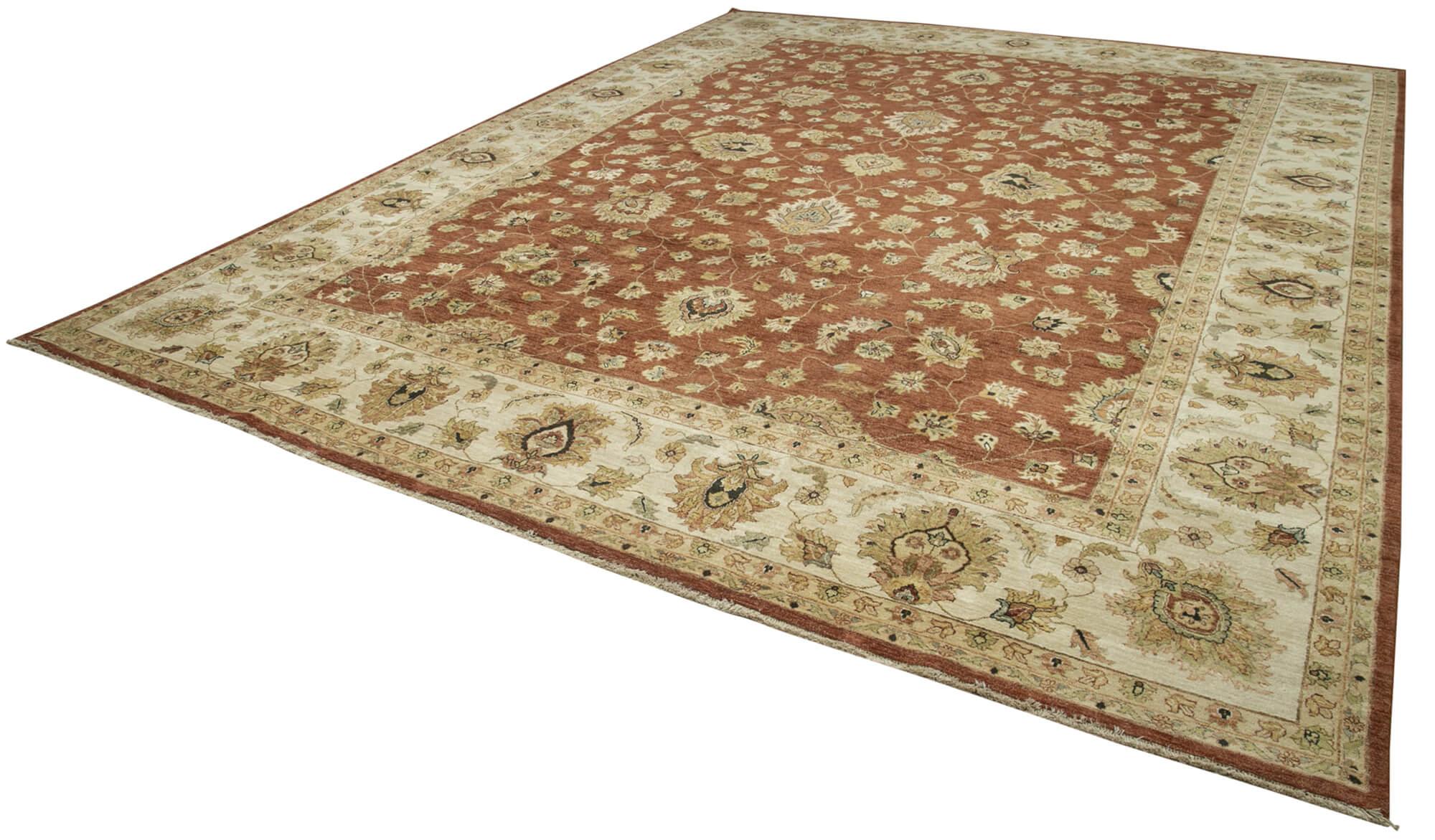 12 x 15 Beige Oushak Rug - 4103