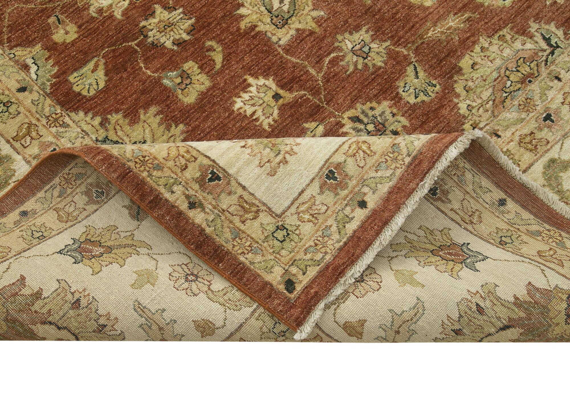 12 x 15 Beige Oushak Rug - 4103