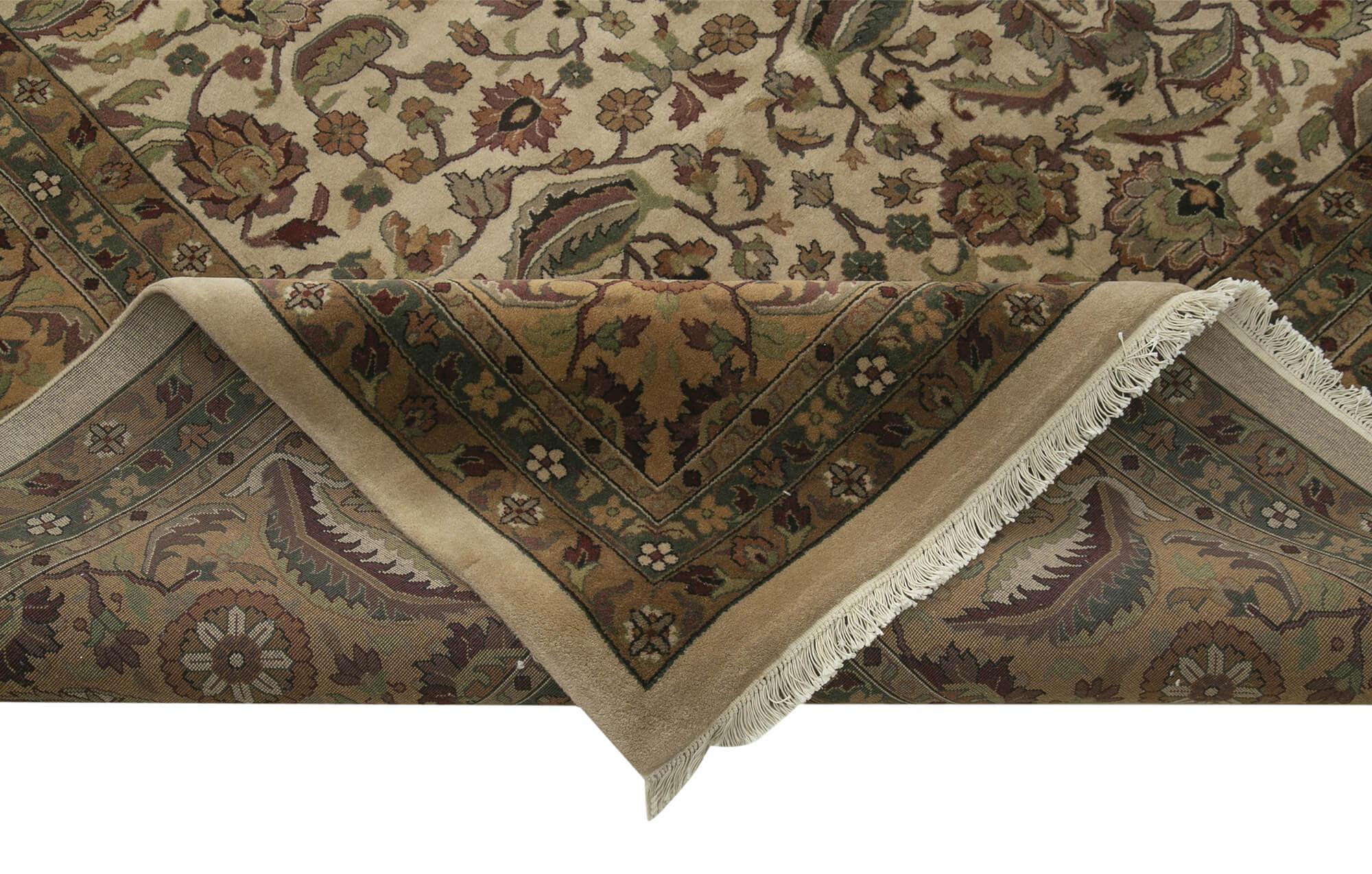 12 x 17 Beige Oushak Rug - 4104