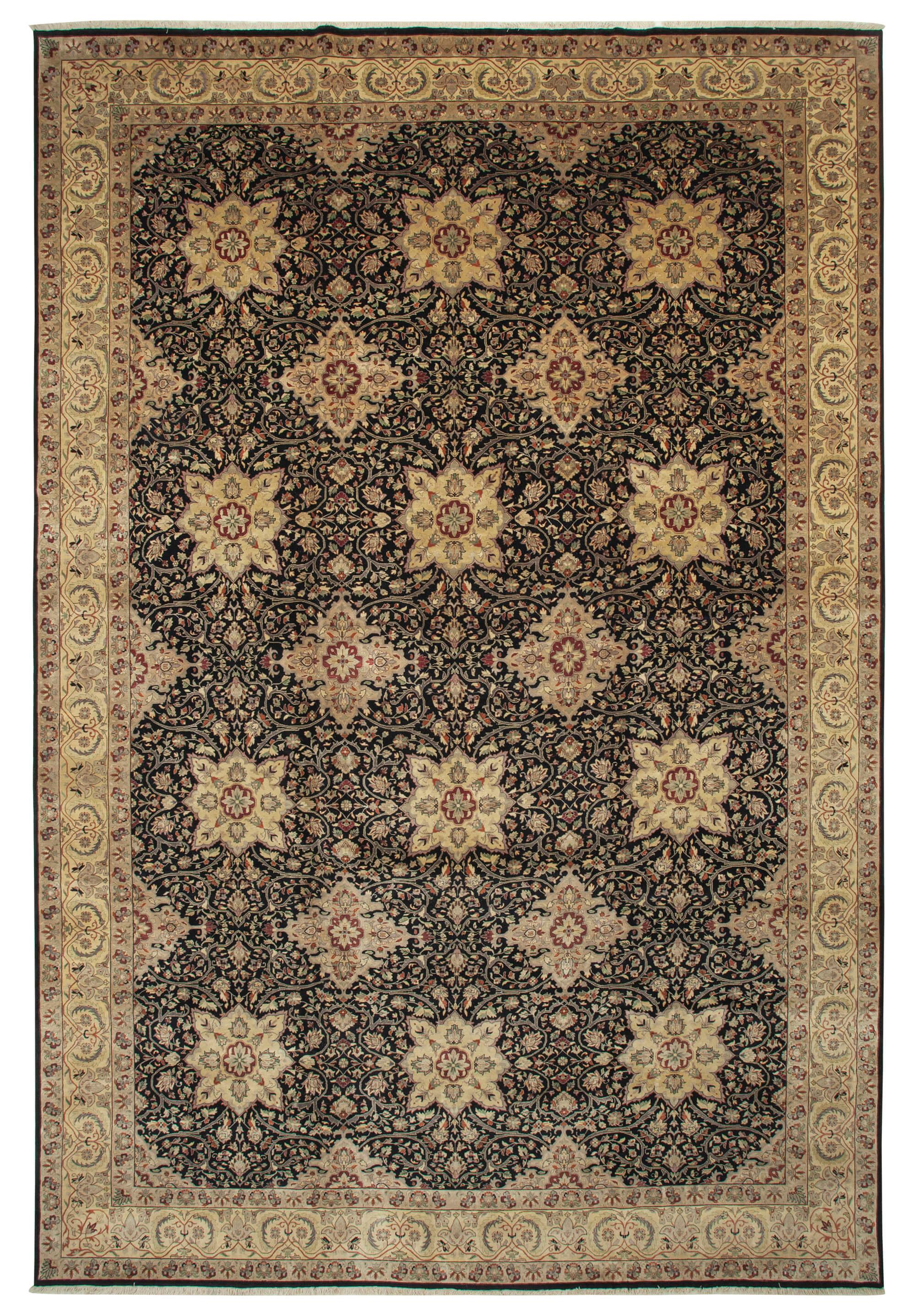 12 x 18 Beige Oushak Rug - 4105