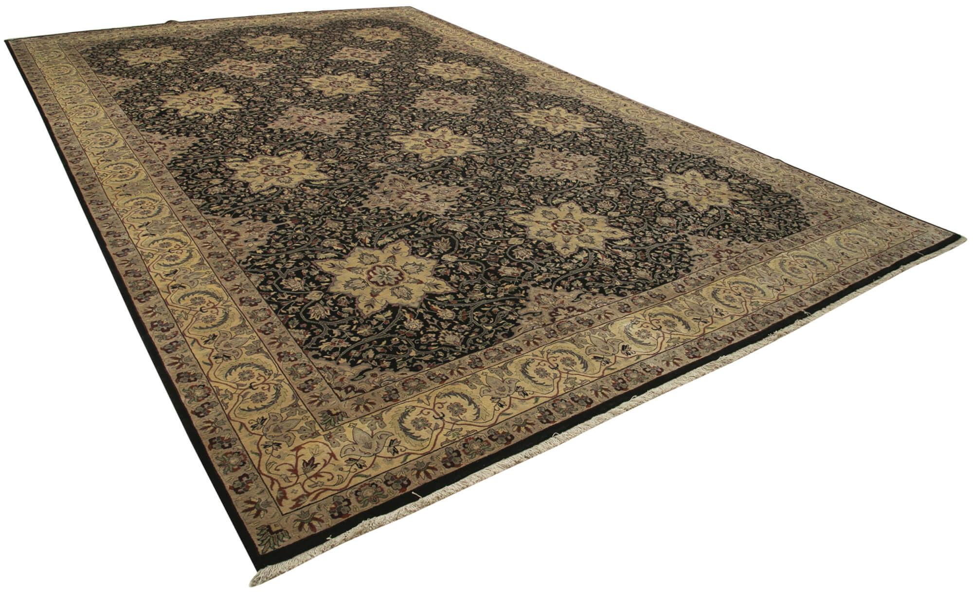 12 x 18 Beige Oushak Rug - 4105