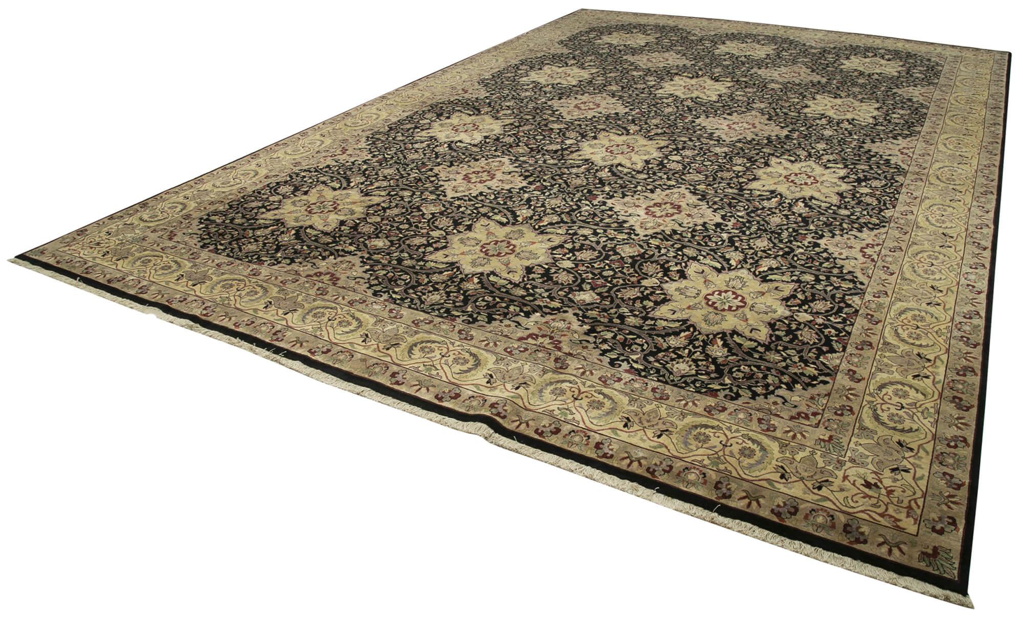 12 x 18 Beige Oushak Rug - 4105