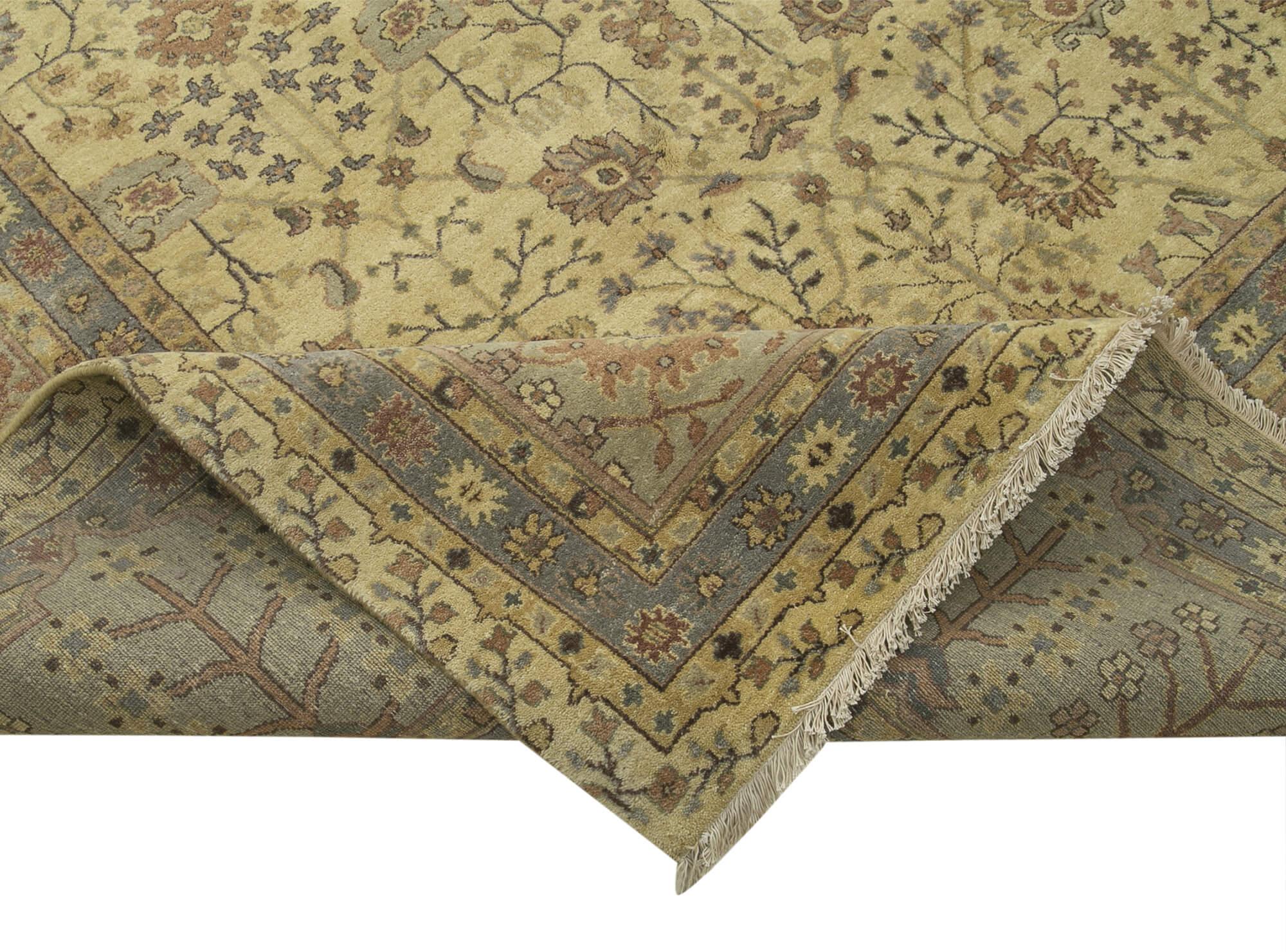 12 x 15 Beige Oushak Rug - 4106