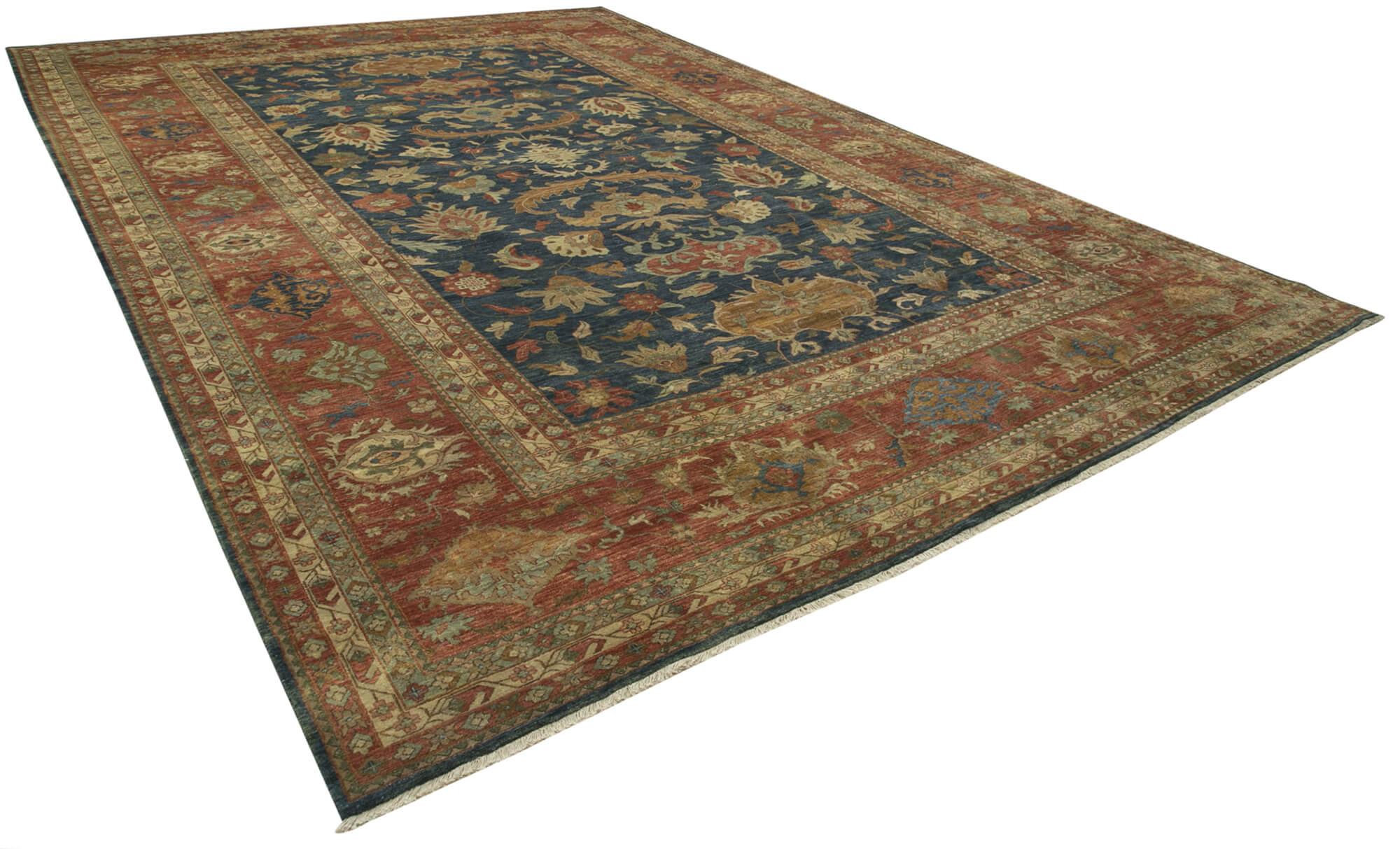 12 x 17 Beige Oushak Rug - 4108