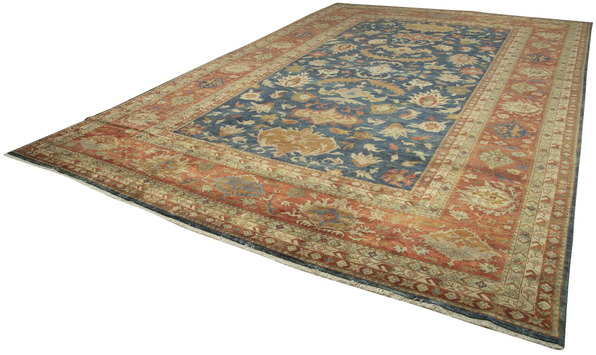 12 x 17 Beige Oushak Rug - 4108