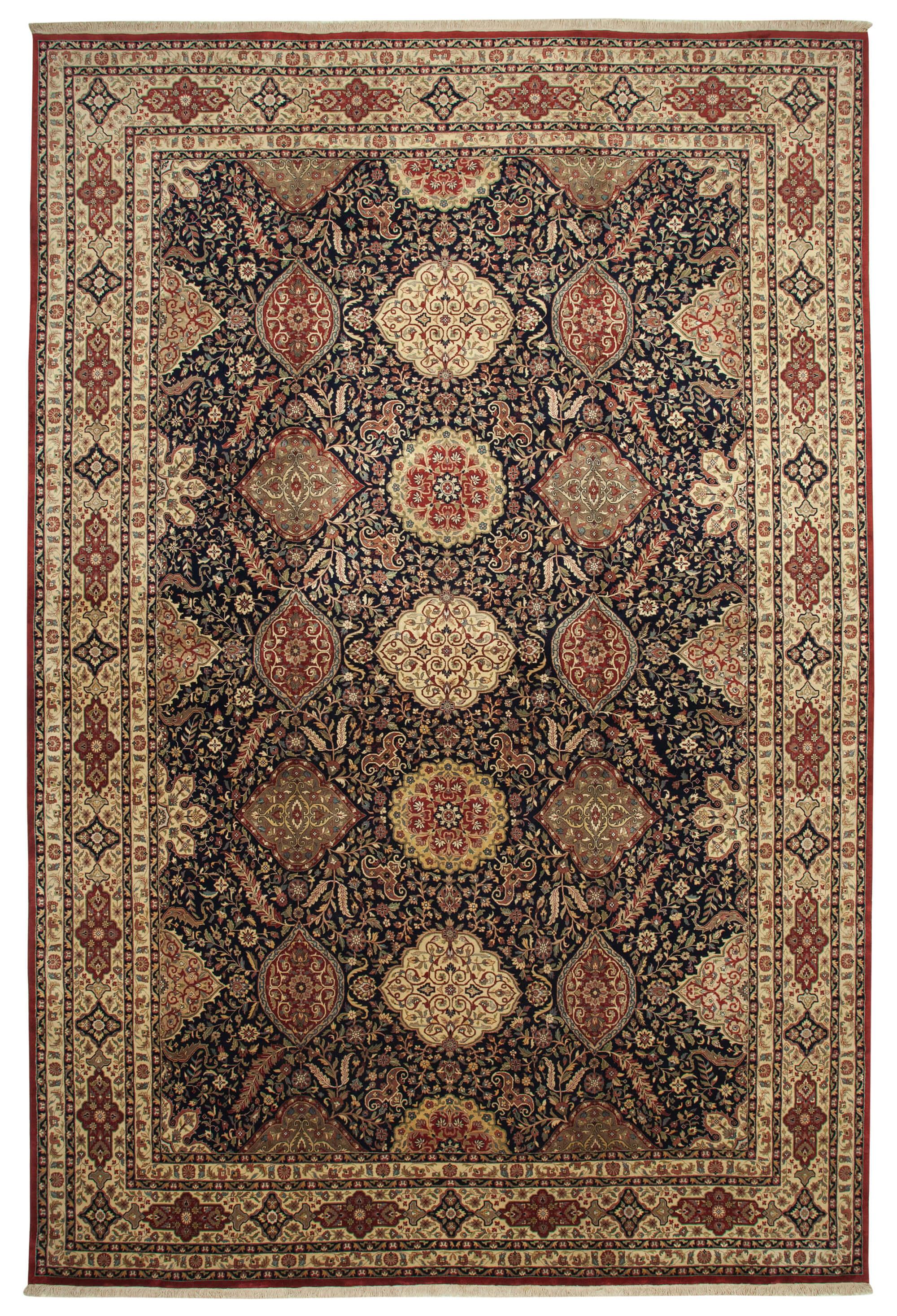 12 x 18 Beige Oushak Rug - 4109