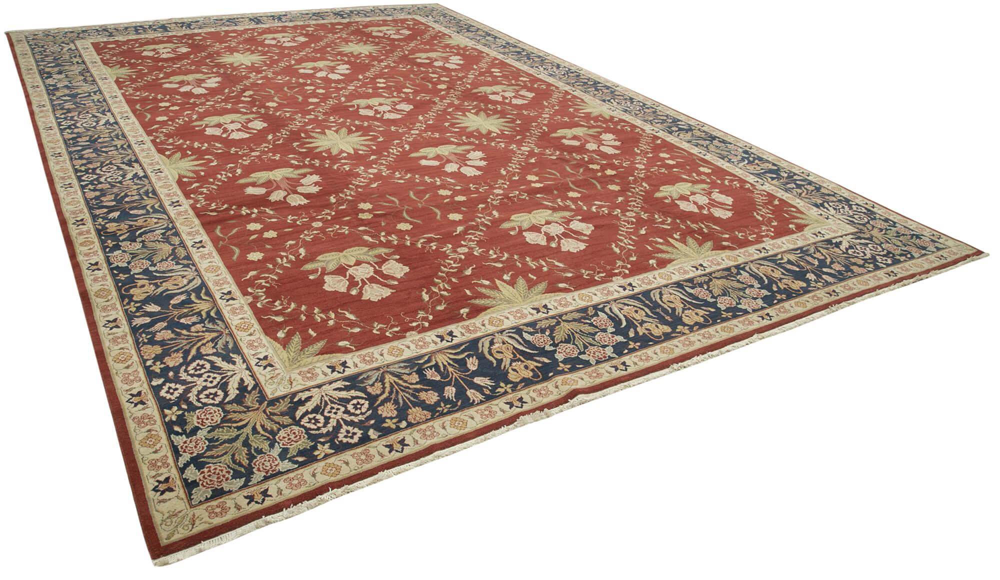 11 x 16 Beige Oushak Rug - 4110