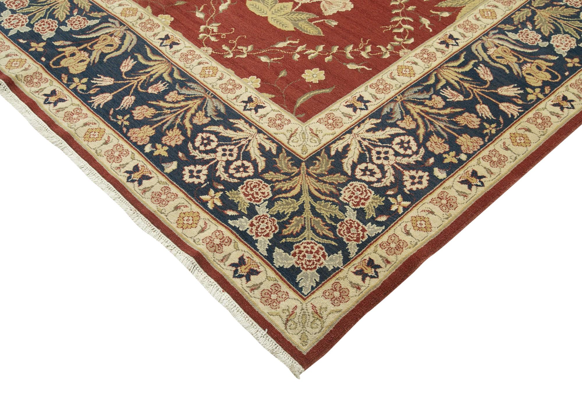 11 x 16 Beige Oushak Rug - 4110