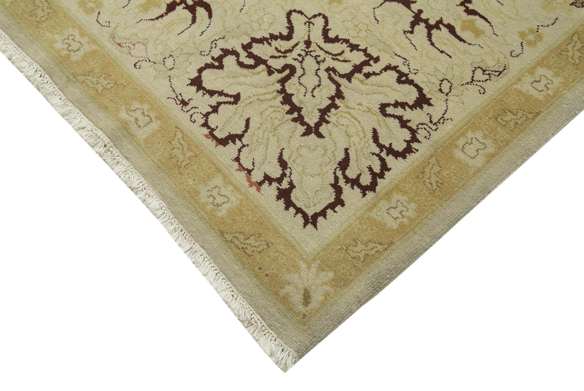 13 x 19 Beige Oushak Rug - 4112