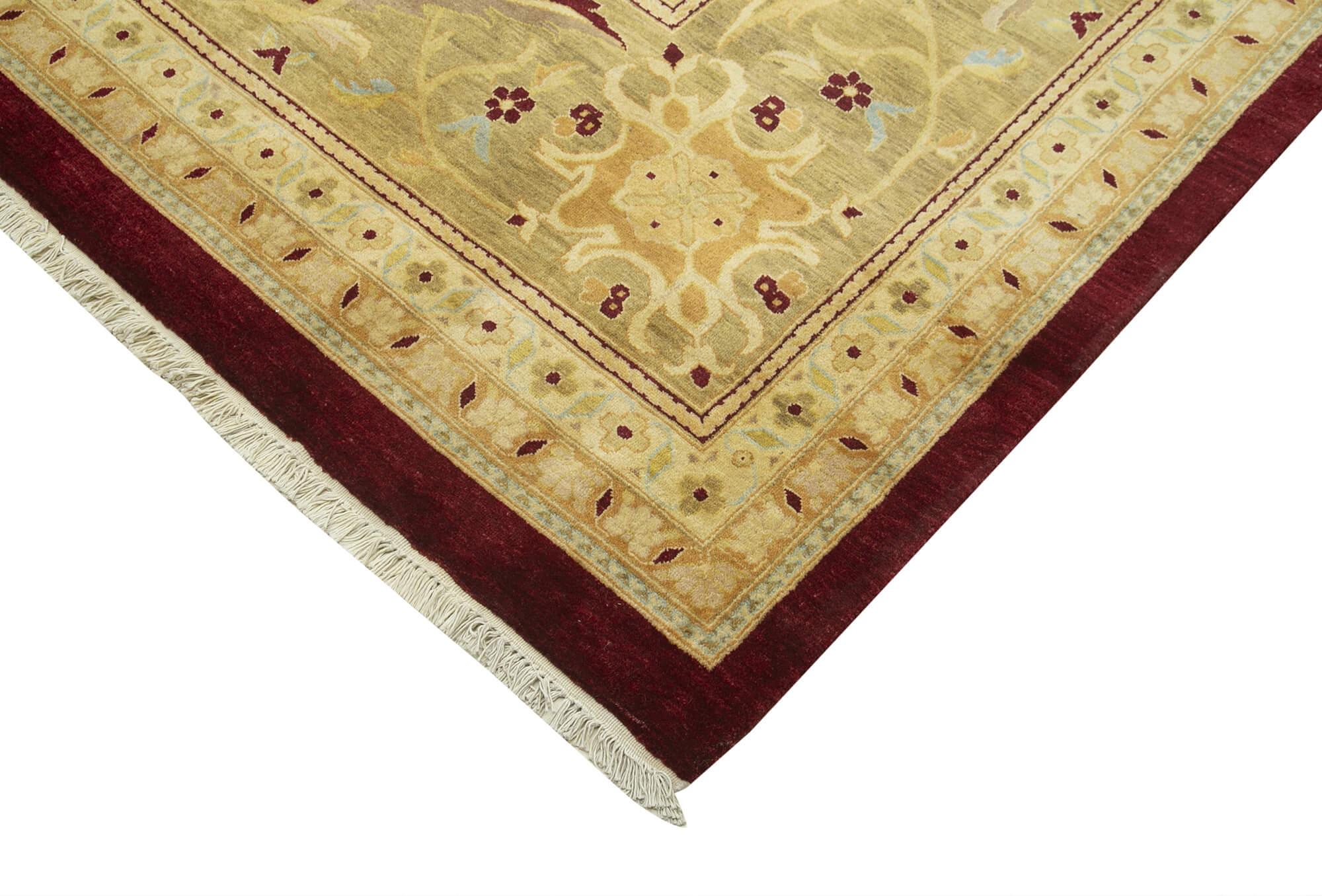 12 x 15 Beige Oushak Rug - 4113