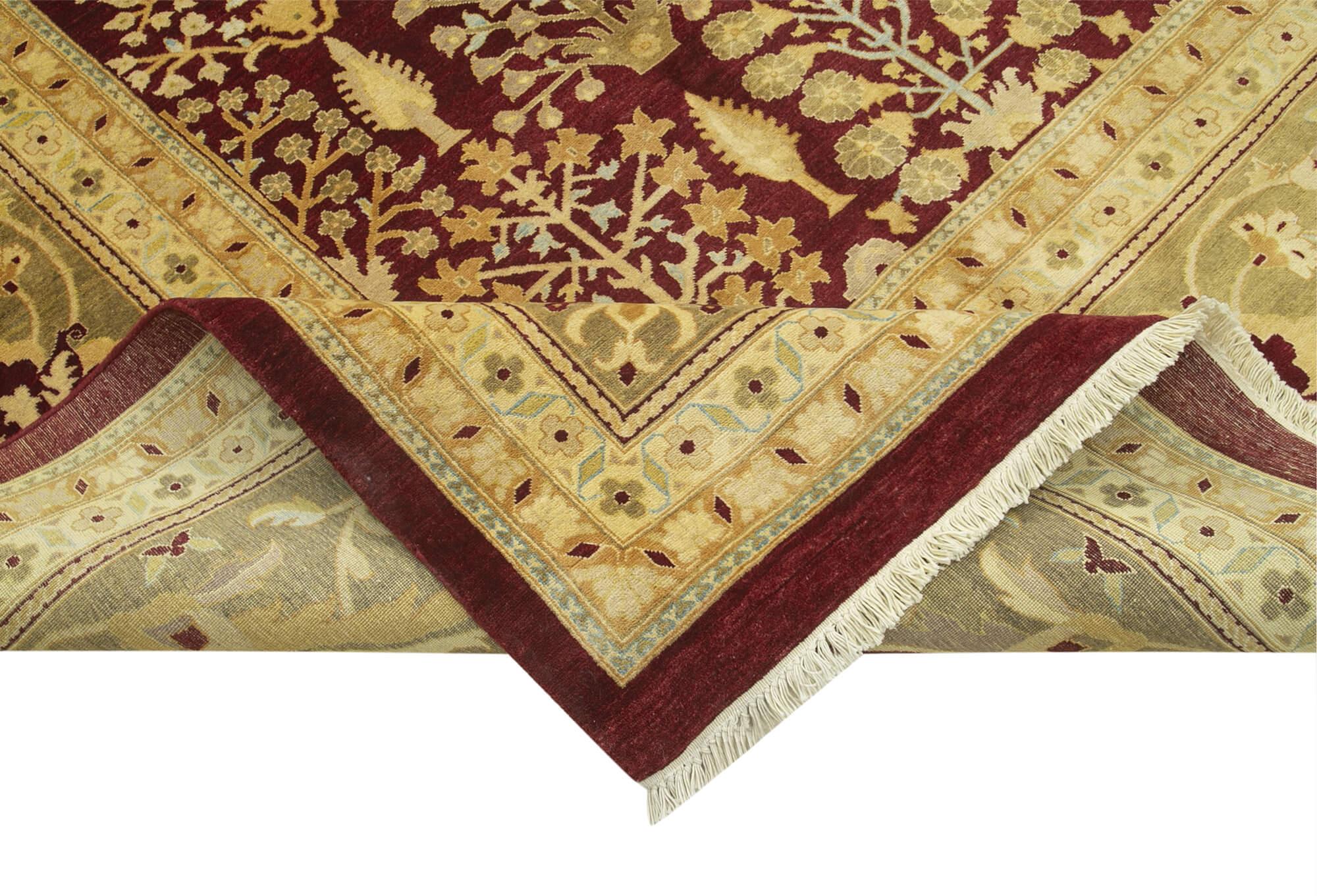 12 x 15 Beige Oushak Rug - 4113