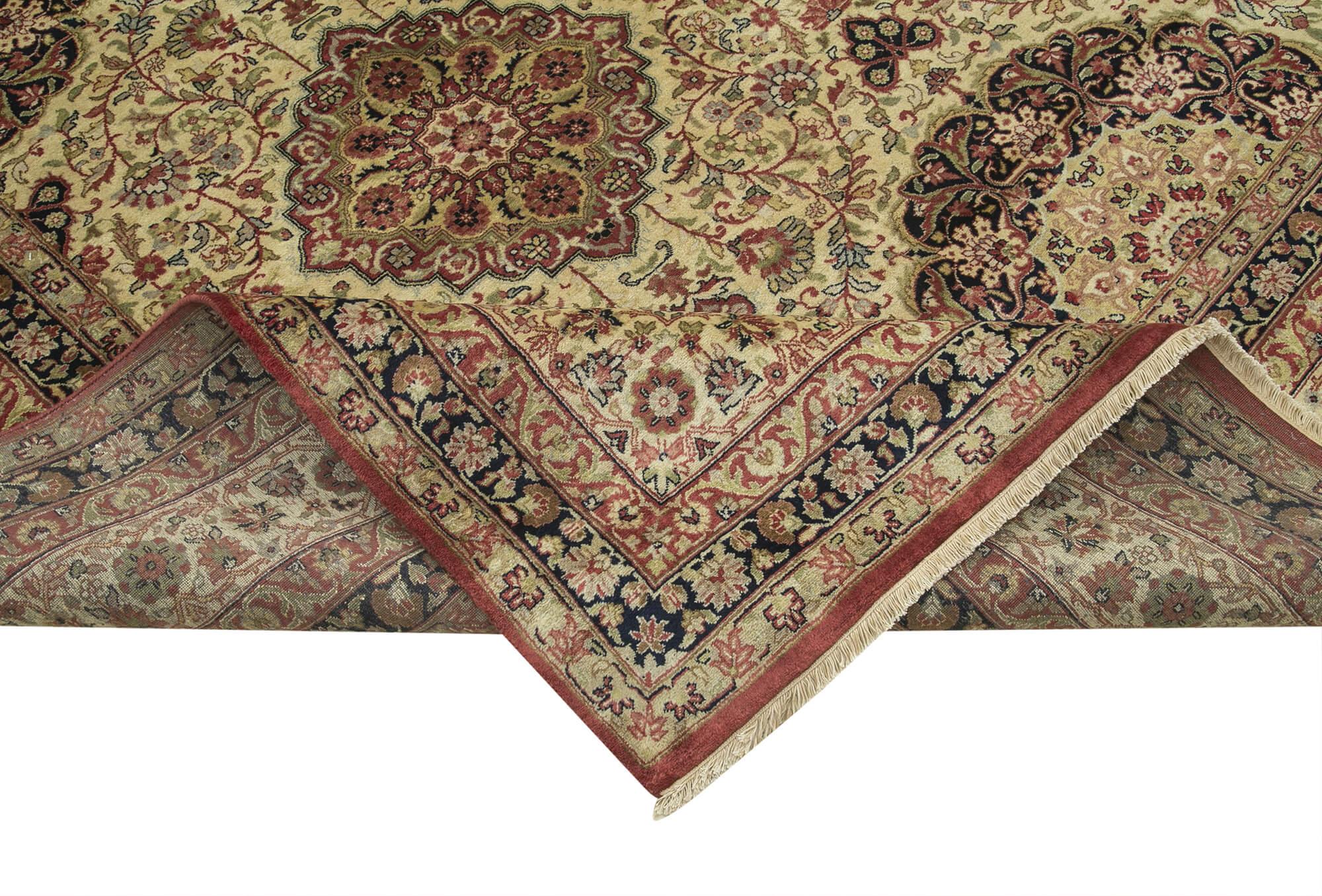 12 x 18 Beige Oushak Rug - 4115