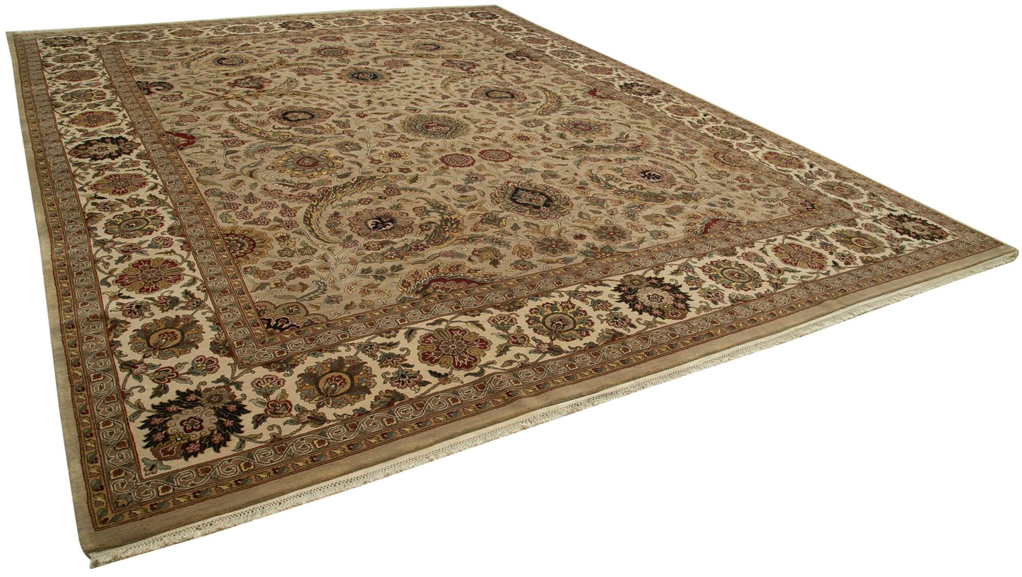 12 x 15 Beige Oushak Rug - 4116