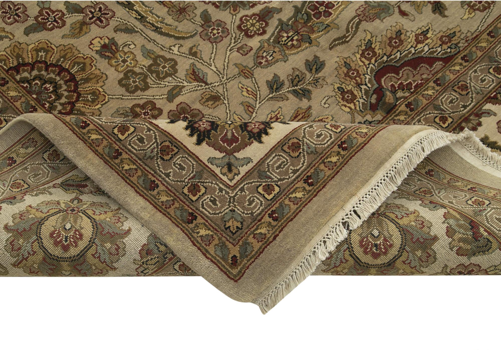 12 x 15 Beige Oushak Rug - 4116