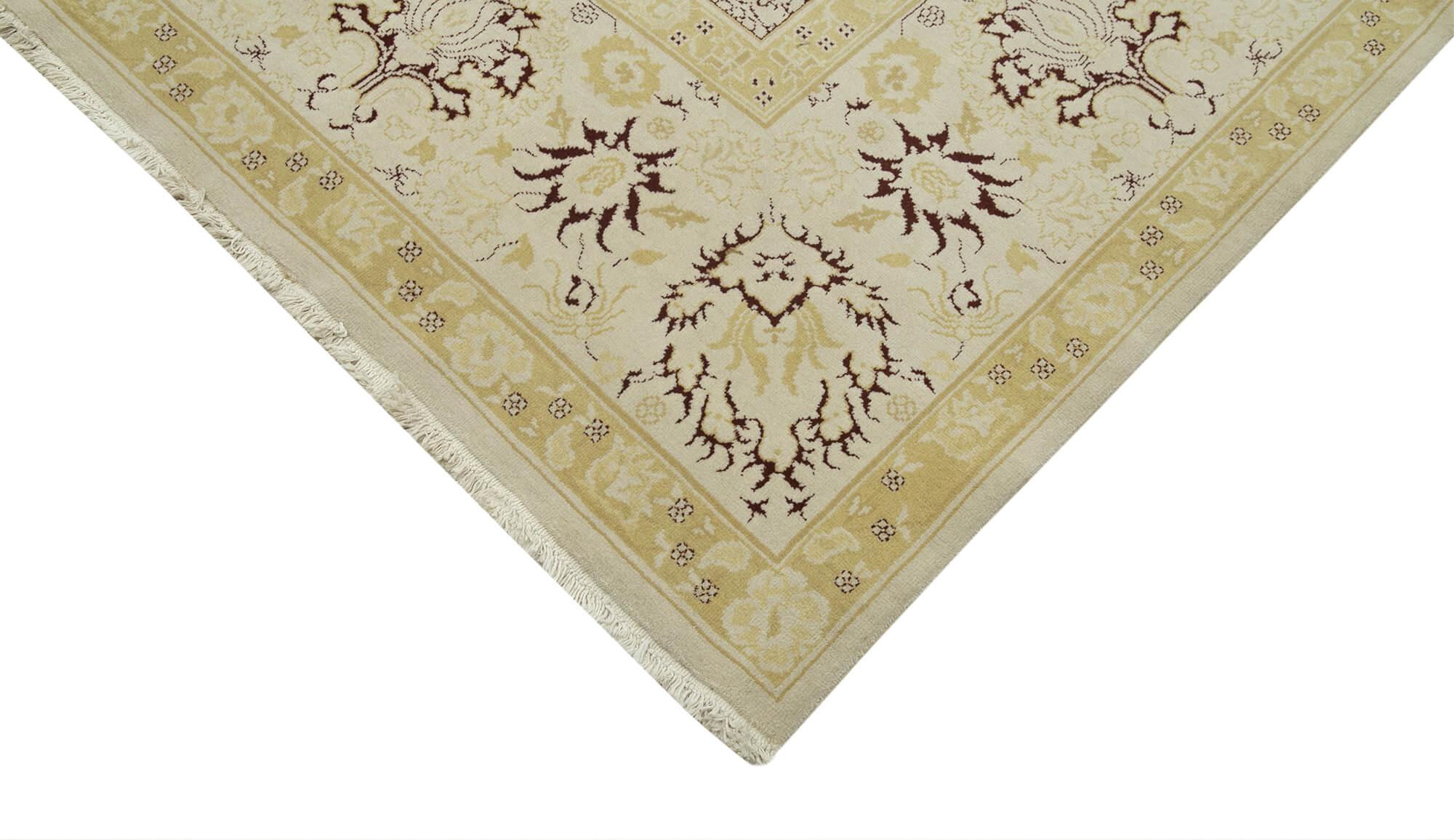 12 x 15 Beige Oushak Rug - 4118