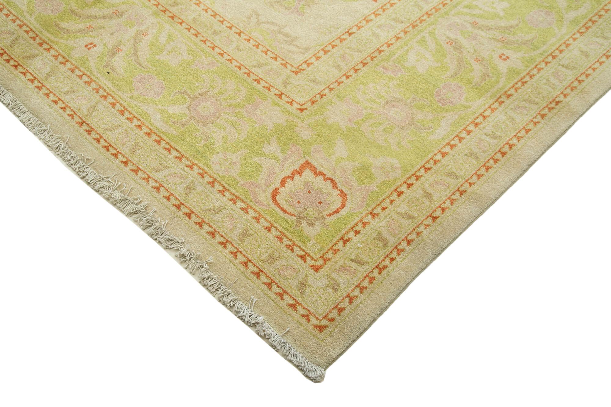 12 x 17 Beige Oushak Rug - 4123