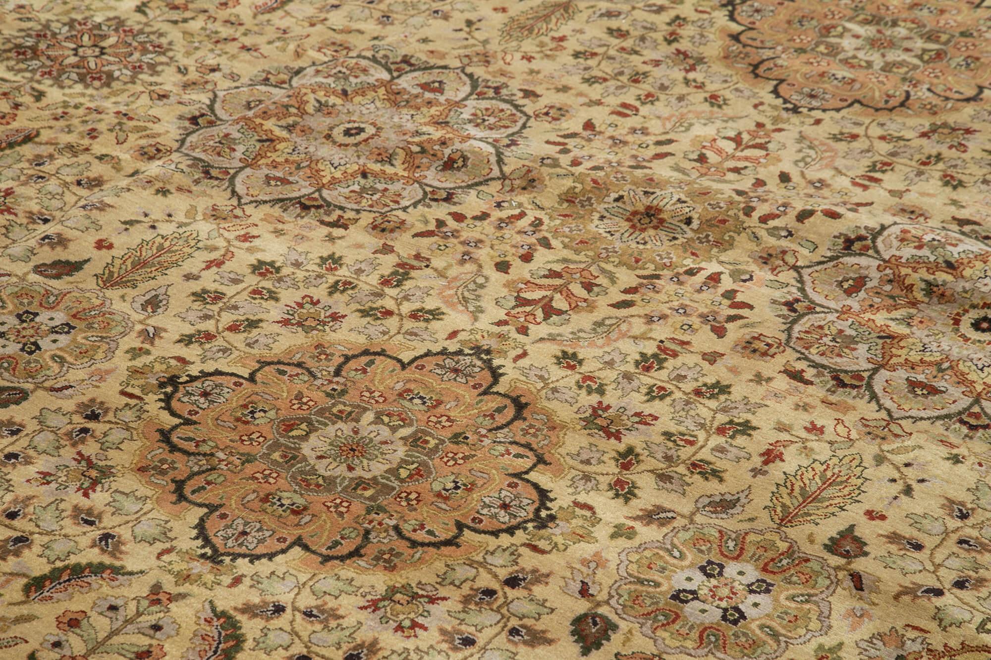 12 x 19 Brown Oushak Rug - 4124